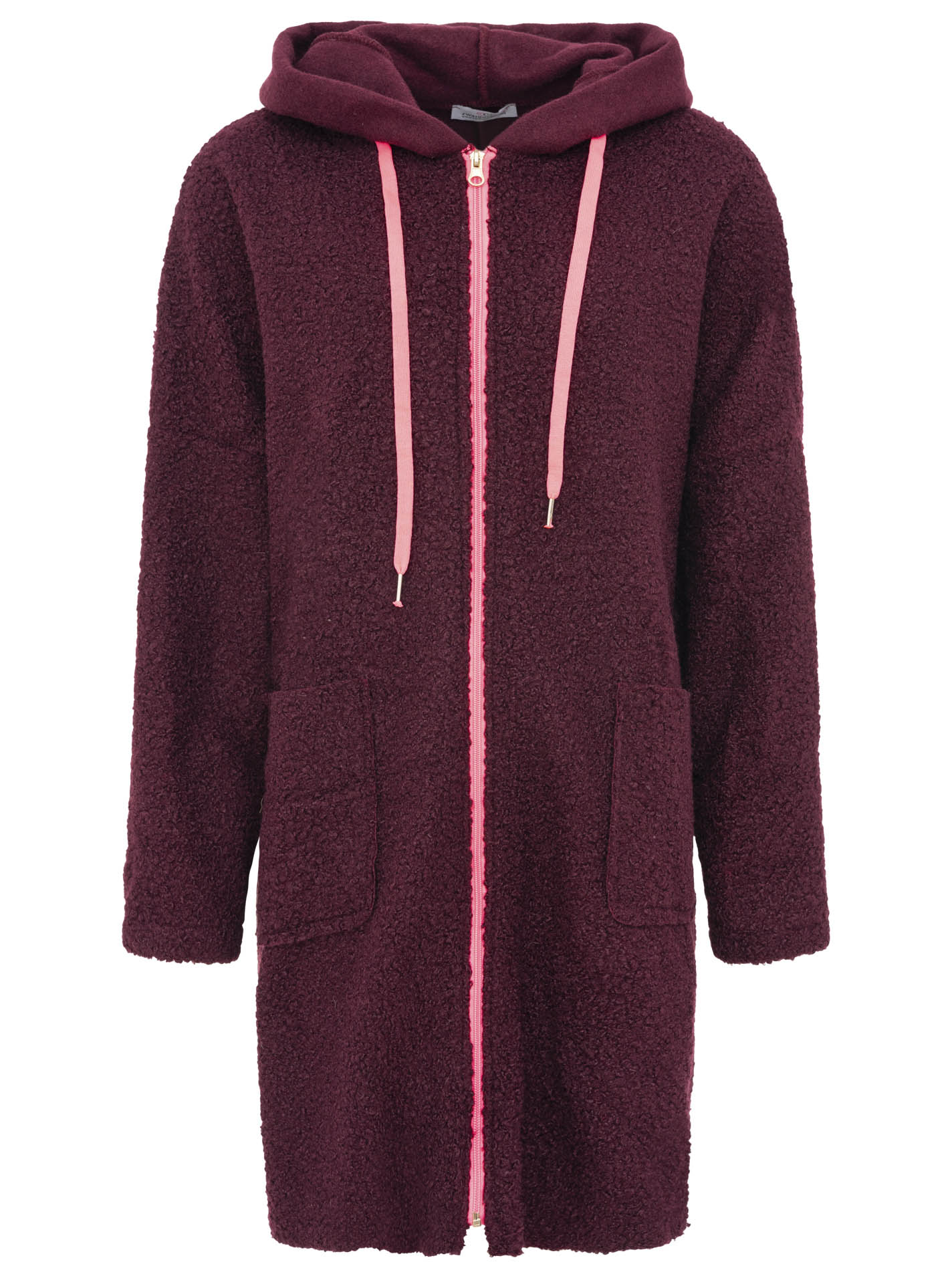 Zwillingsherz Teddy Mantel - Cognac