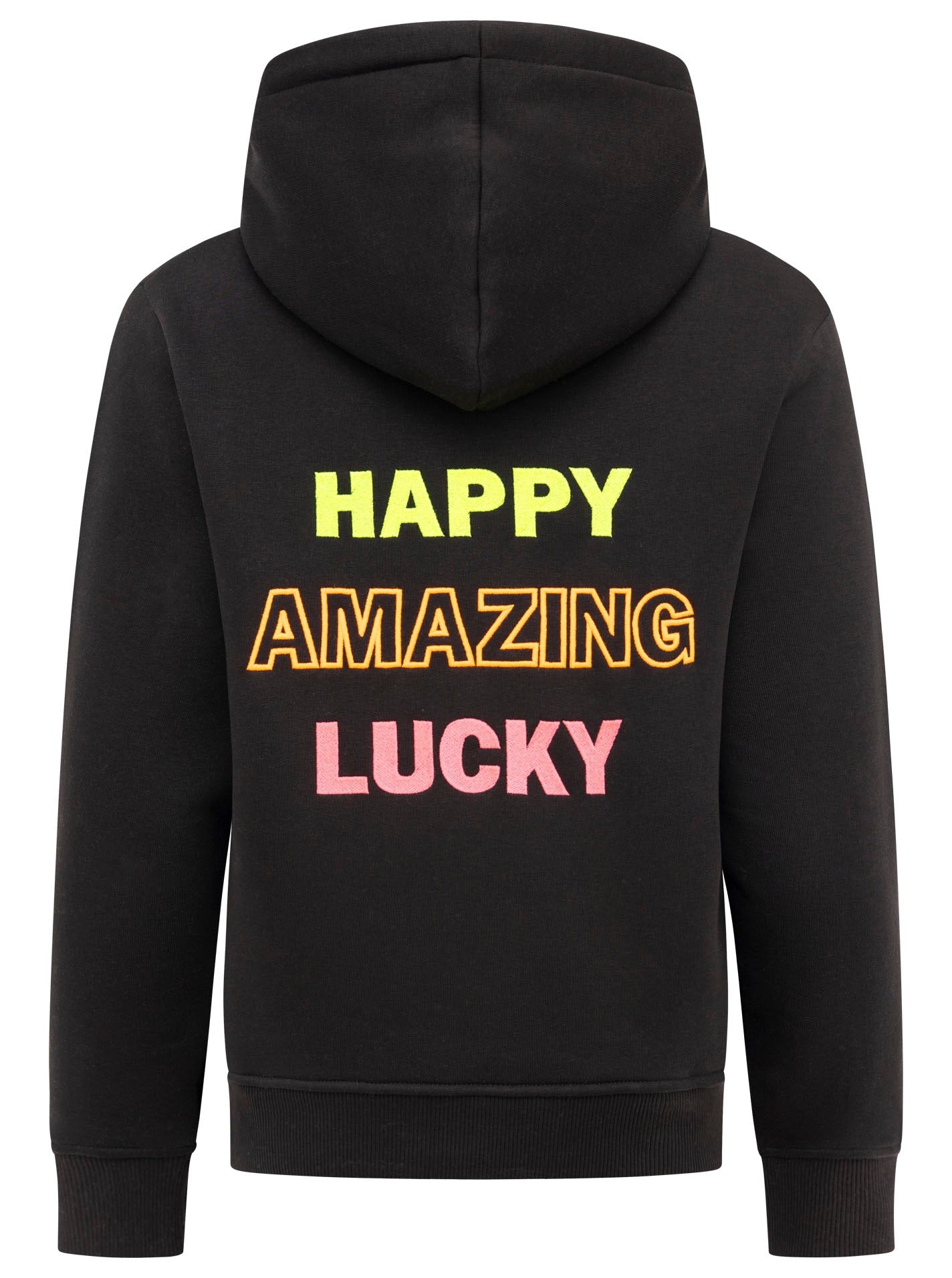 Zwillingsherz - Hoodie "Positive Happy Mind" - Schwarz (Neu)