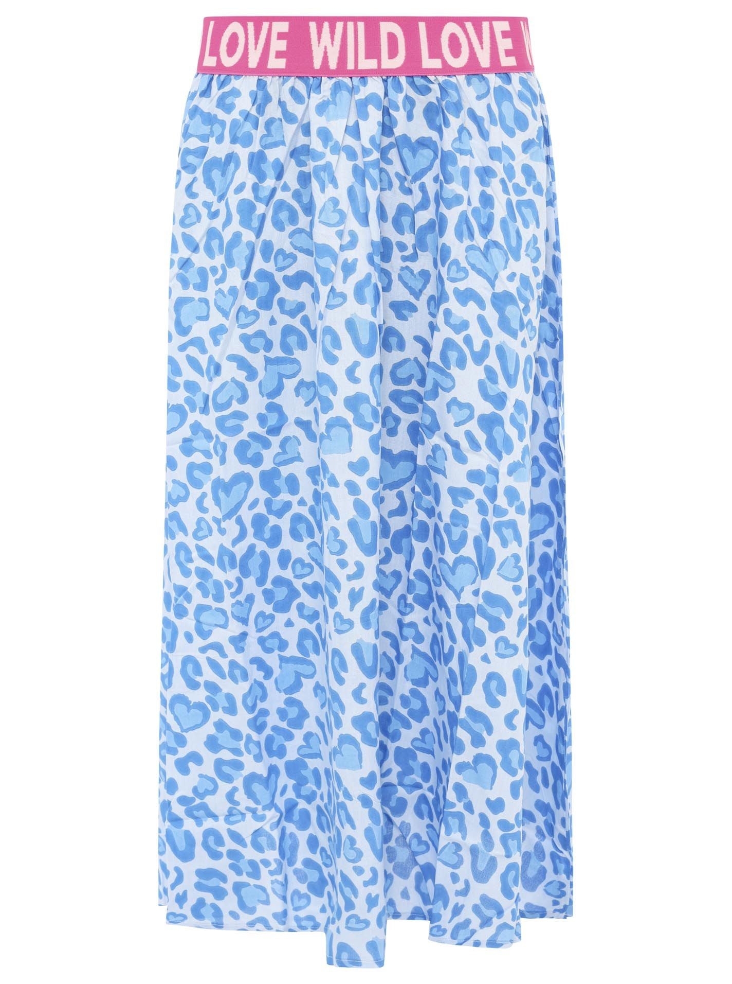 Zwillingsherz "Leo" Wild Love - Blau/Beige