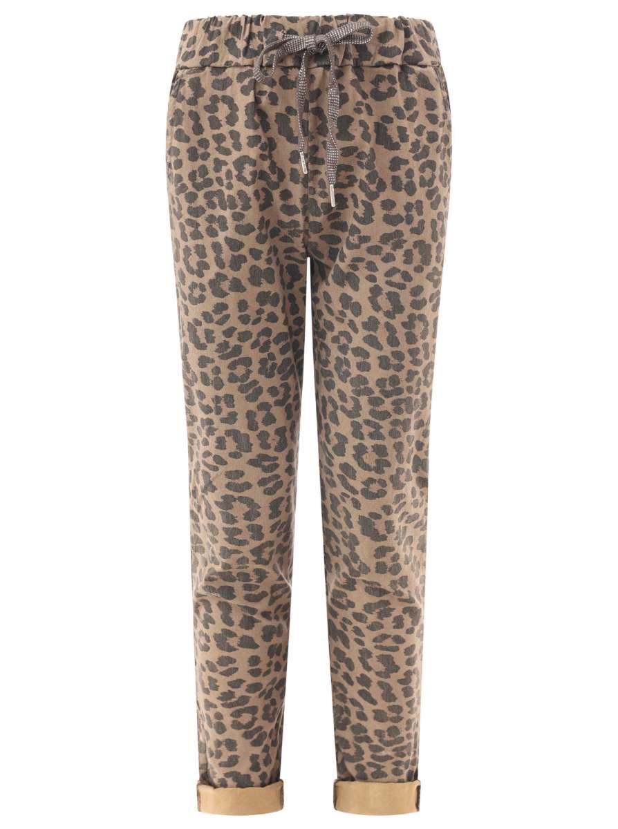 Zwillingsherz Leo Hose - Beige/Schwarz