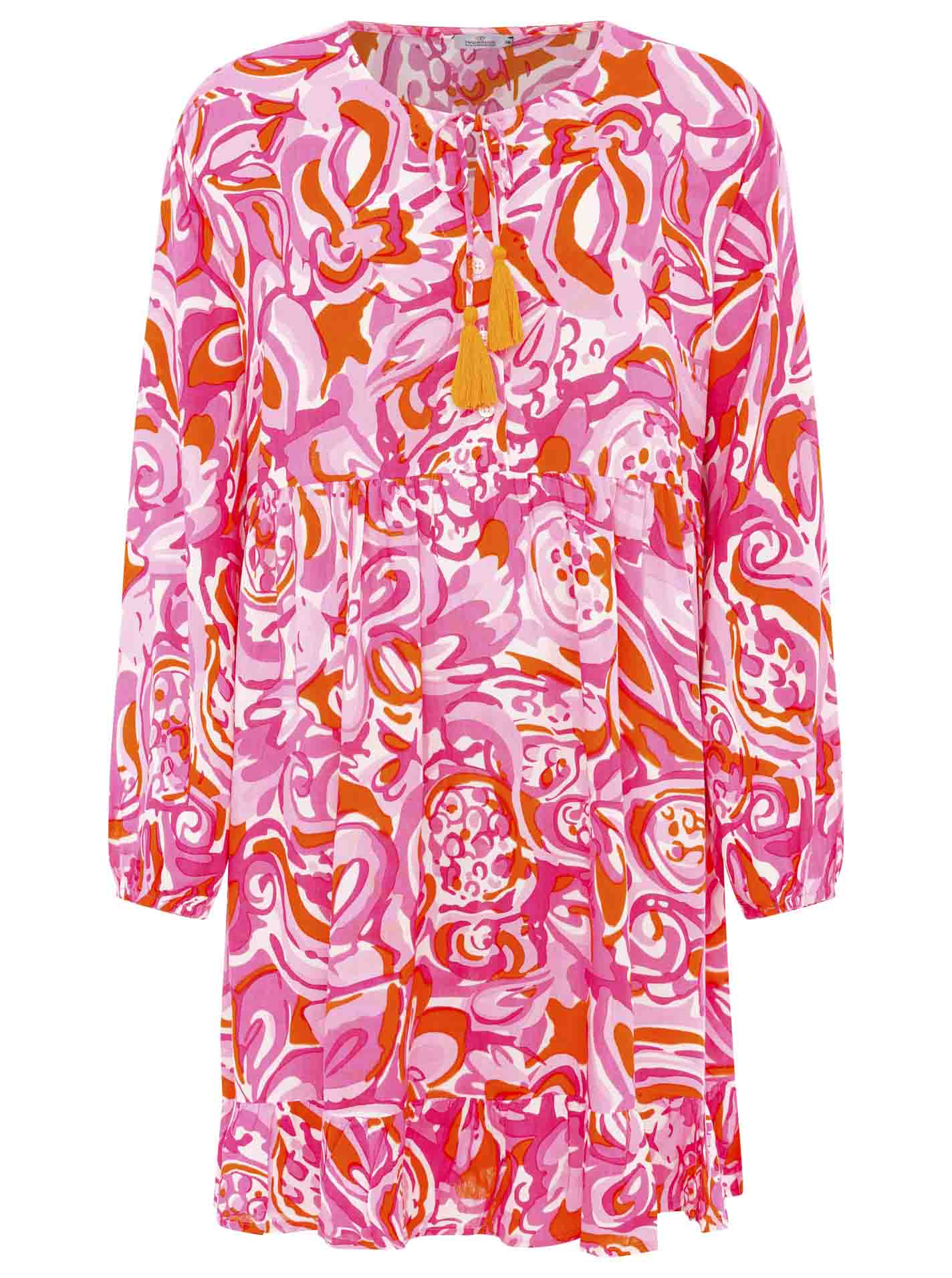 Zwillingsherz - Kleid/Tunika Aquarell - Pink