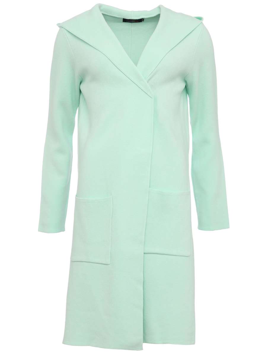 Zwillingsherz Strickjacke Kapuze Janina - Mint