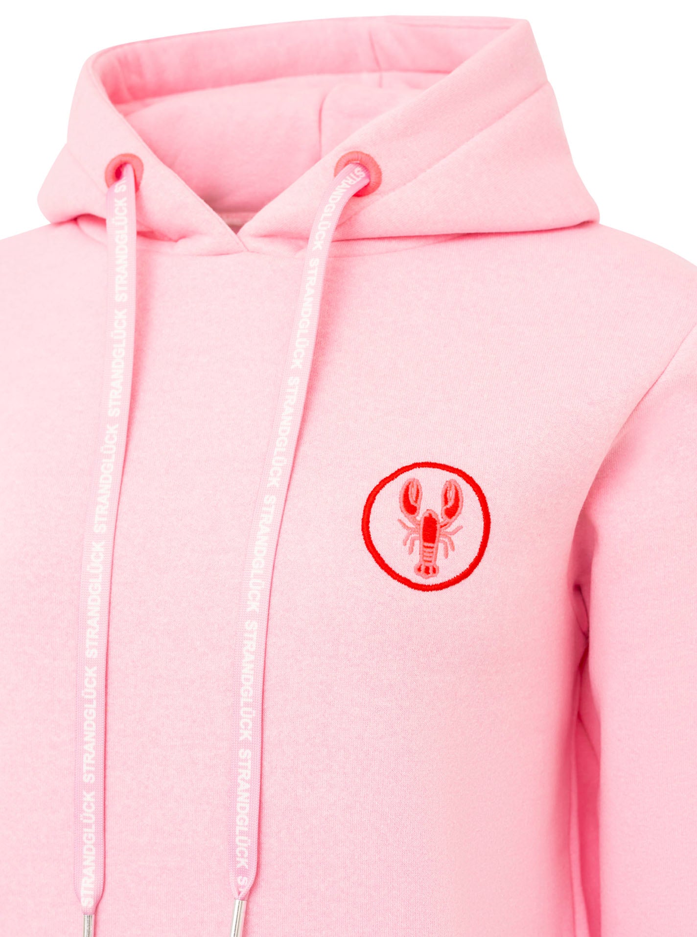 Zwillingsherz - Hoodie- Kleiner Hummer - Pink