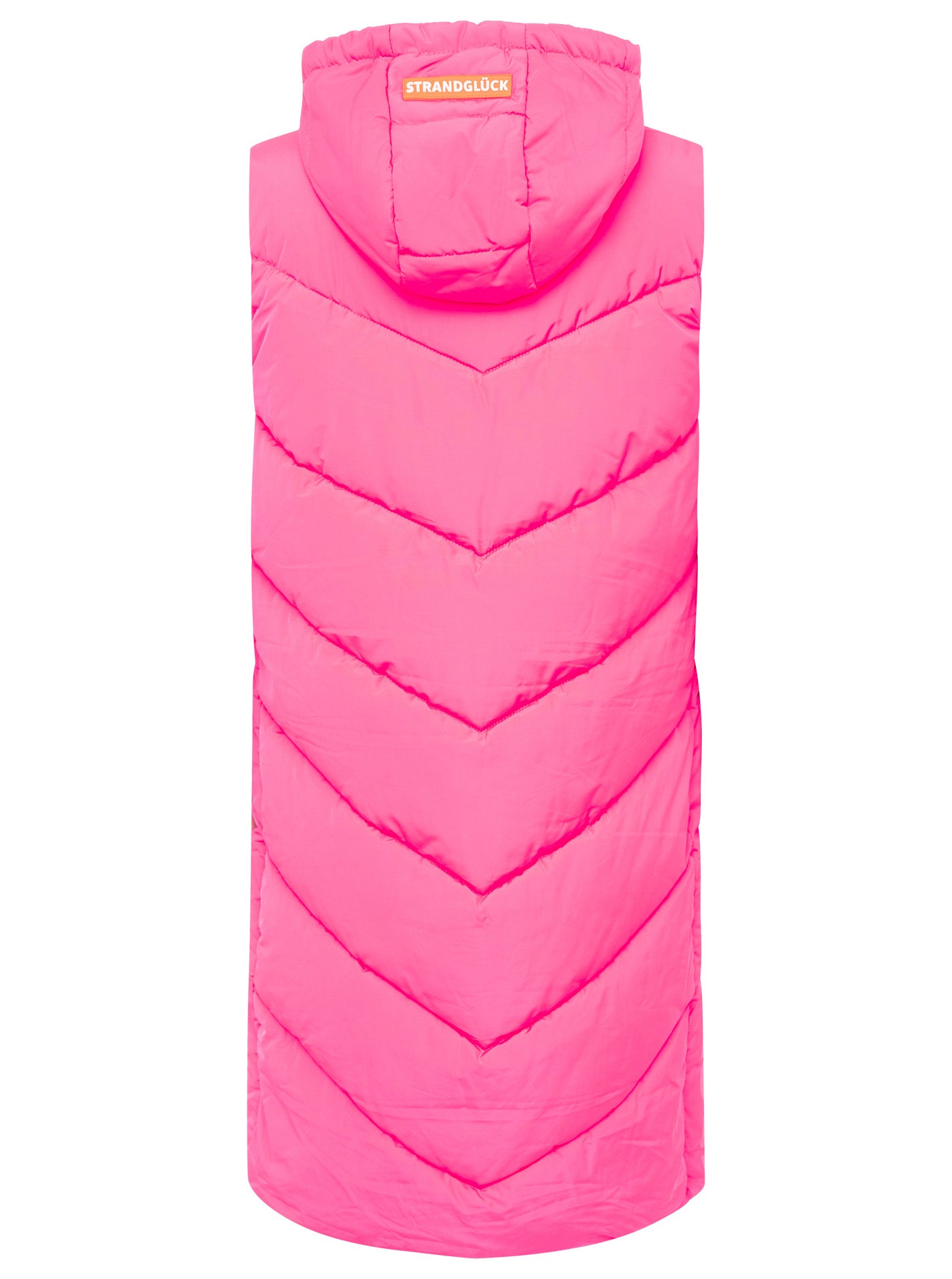 Zwillingsherz- Steppweste Anker Strandglück (Neu) - Neonpink