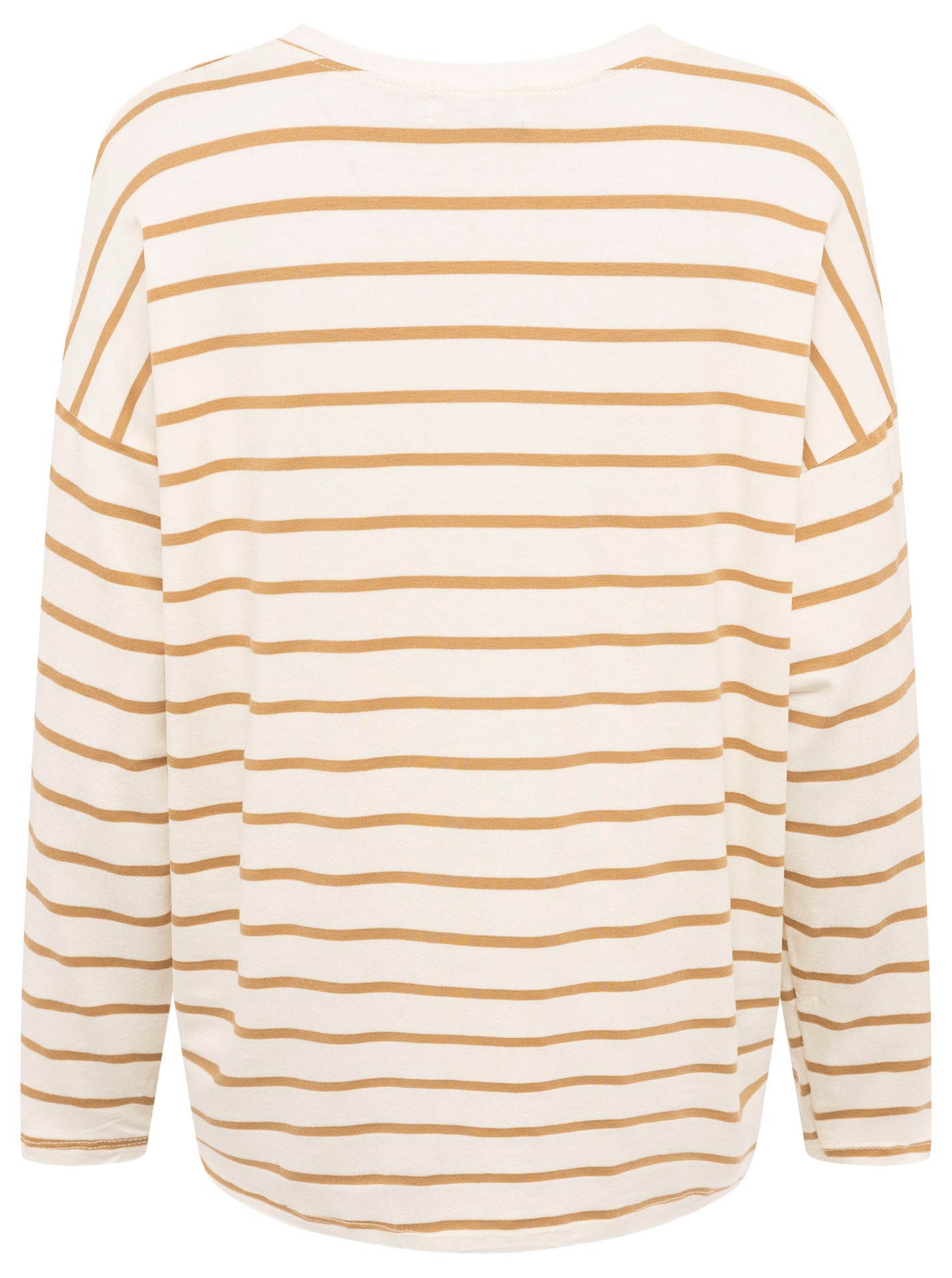 Zwillingsherz - Pullover/Sweatshirt "Viskose Streifen" - Beige