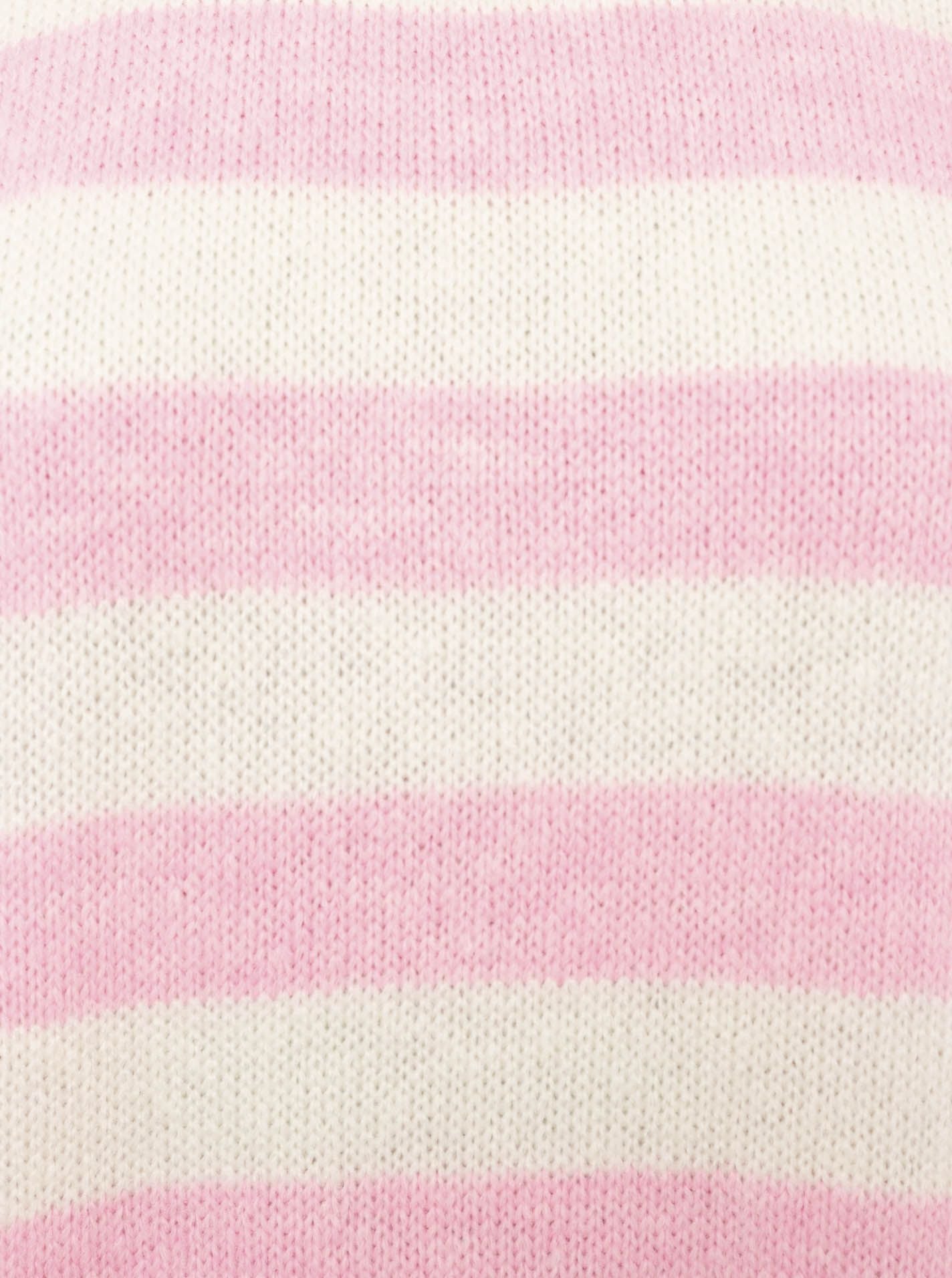 Zwillingsherz - Pullover Streifen Traum - Rosa/Weiß