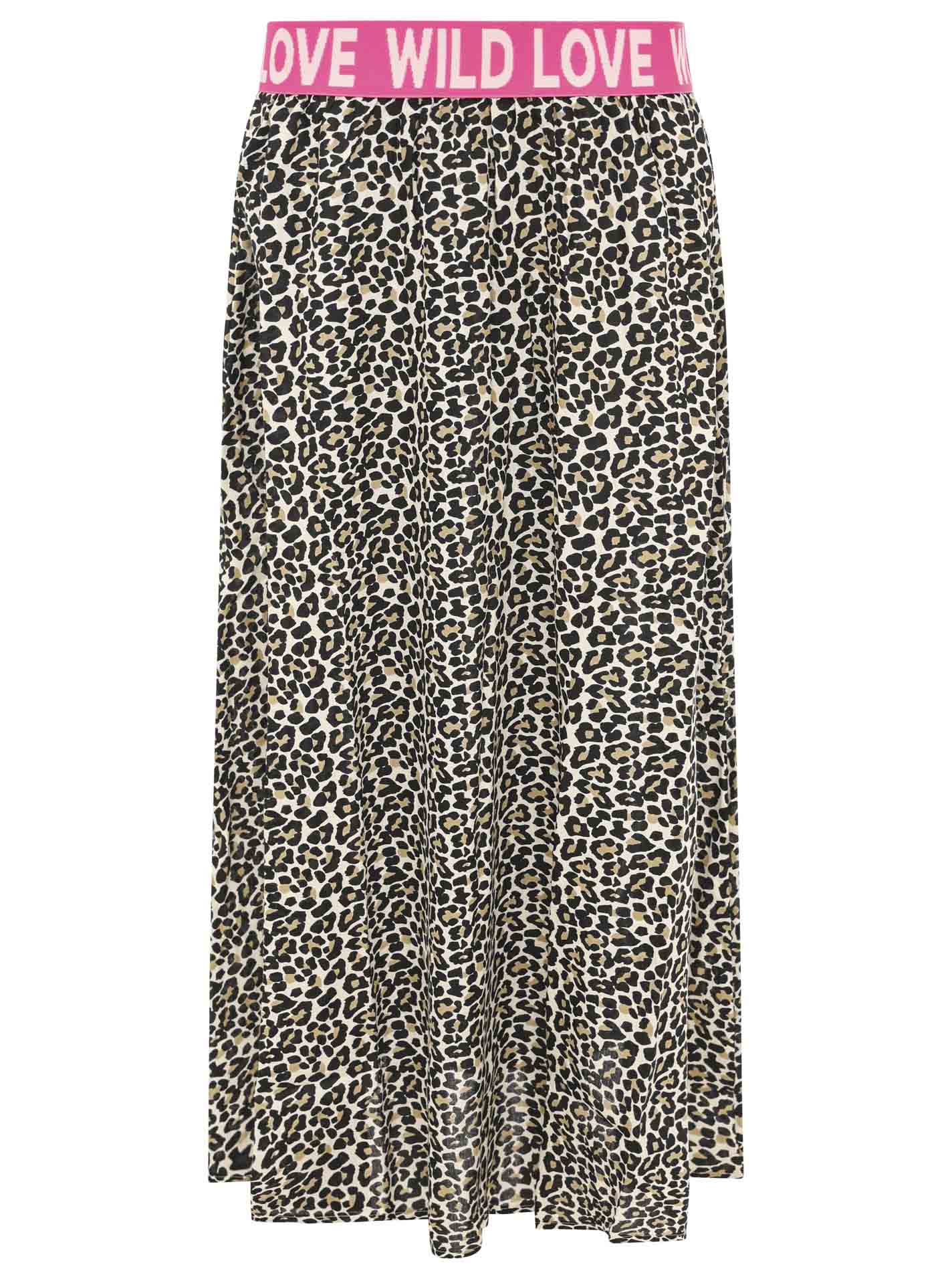 Zwillingsherz Rock "Wild Love Leo" - Beige