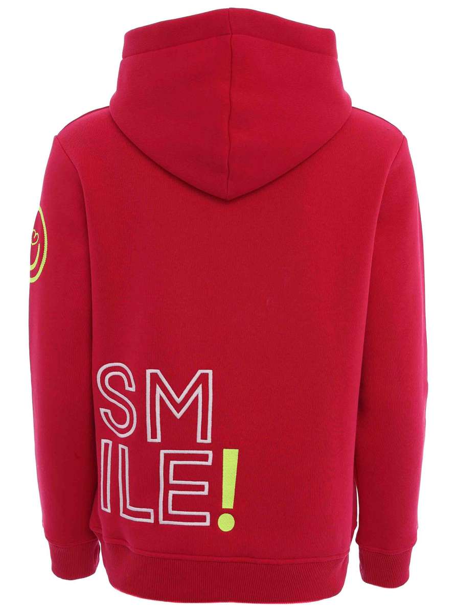 Zwillingsherz - Hoodie "Alissa Smile" - Rot
