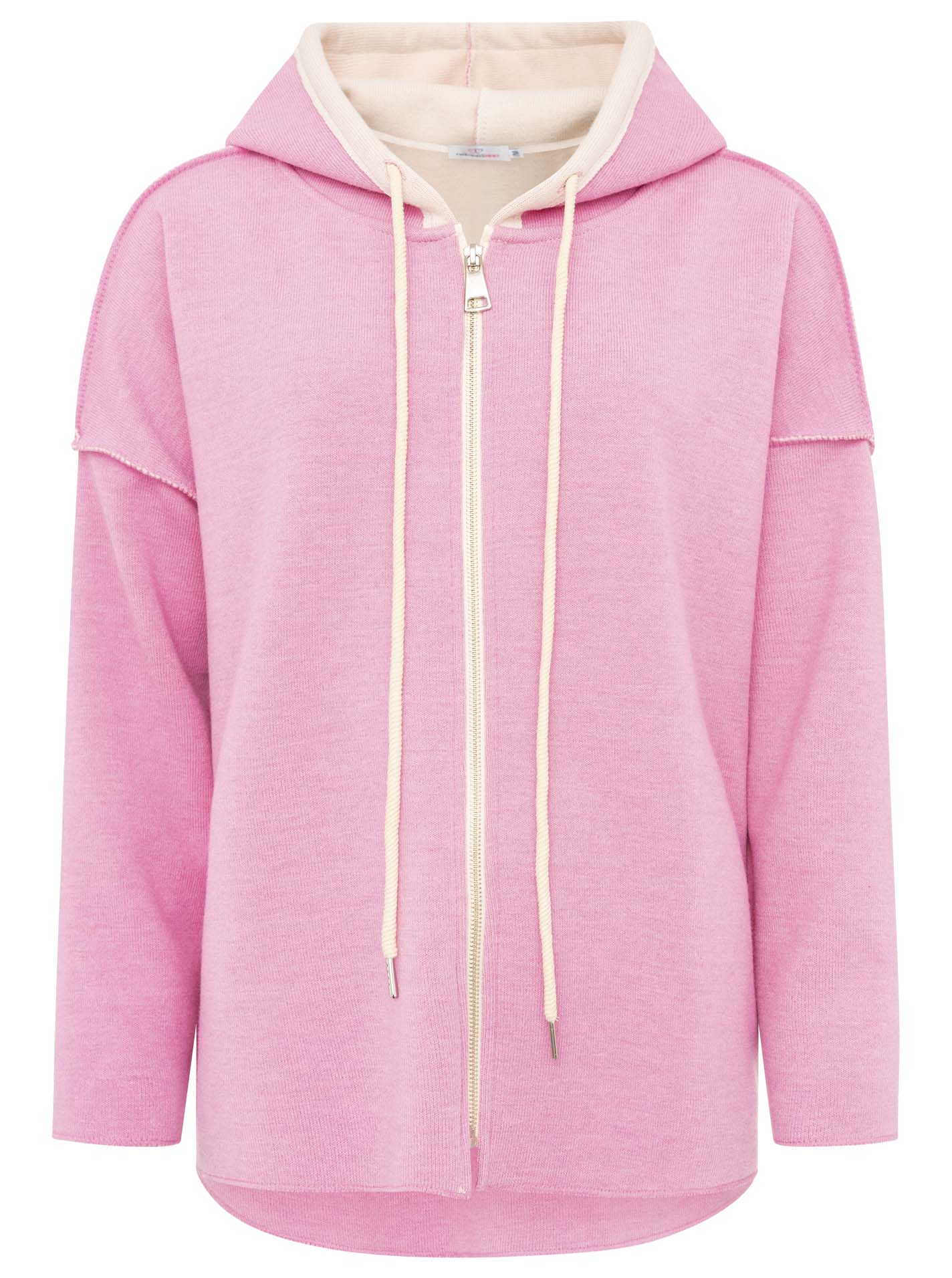 Zwillingsherz - Hoodiejacke mit Tasche - Rosa (NEU)
