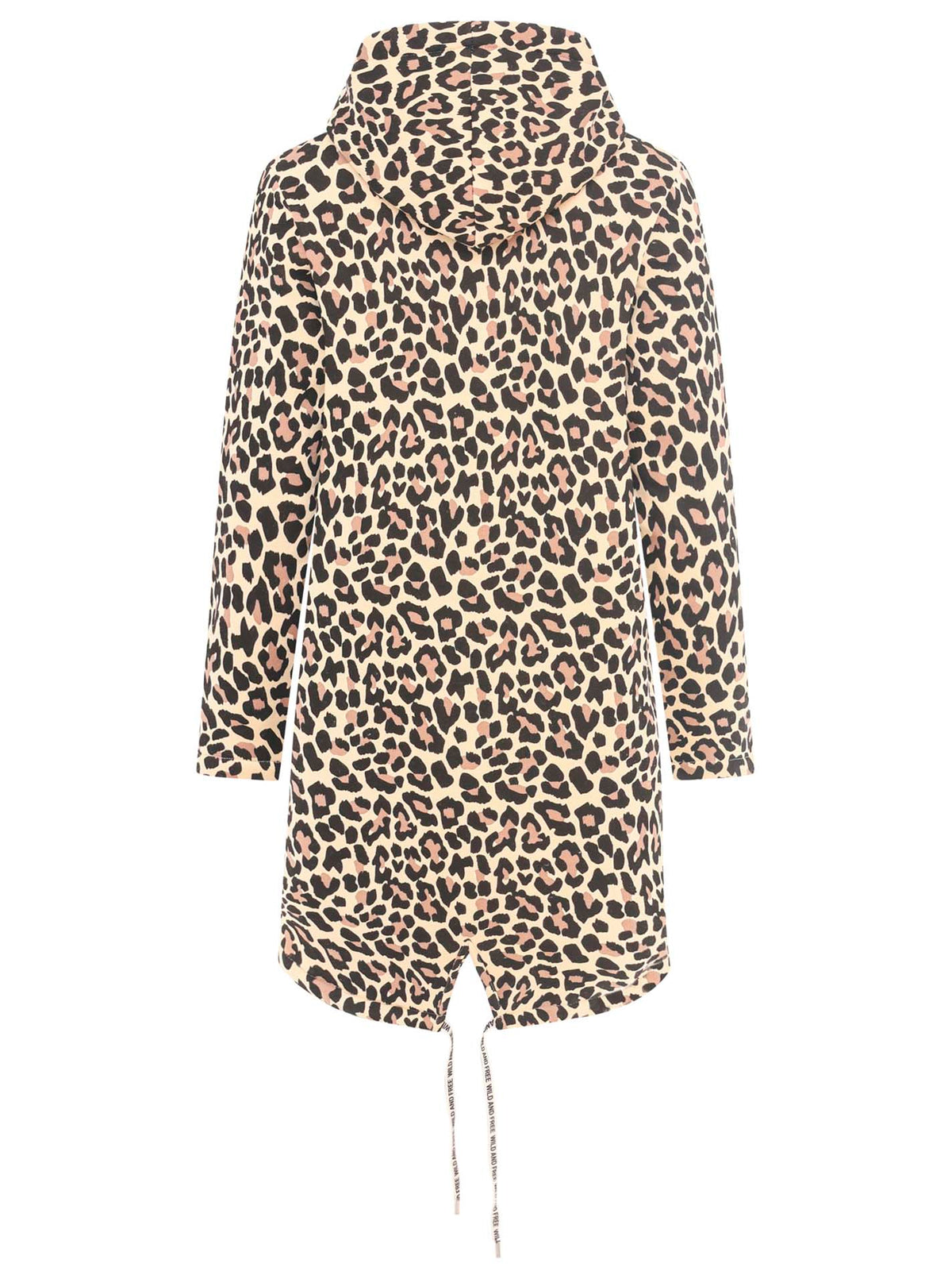 Zwillingsherz - Hoodiemantel "Leo Dream" - Beige/Schwarz