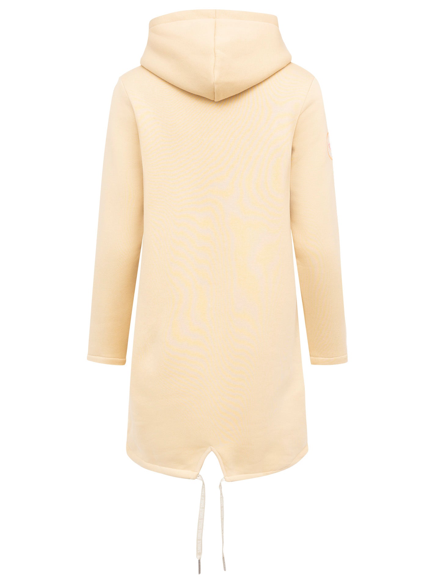 Zwillingsherz - Kapuzen-Sweatjacke Hoodiemantel "Smile Everyday" - Beige/Pink (NEU)