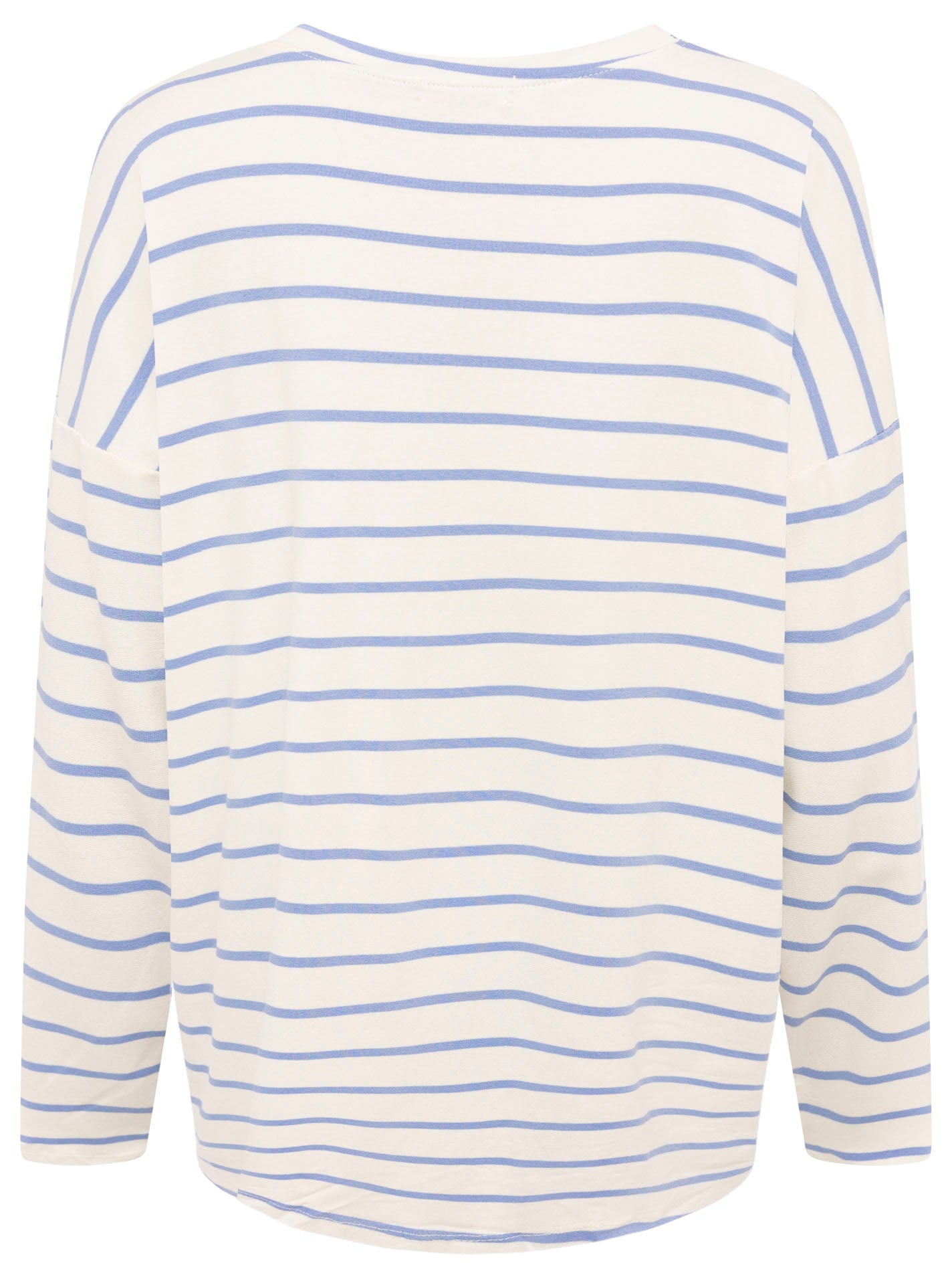 Zwillingsherz - Pullover/Sweatshirt "Viskose Streifen" - Blau/Weiß