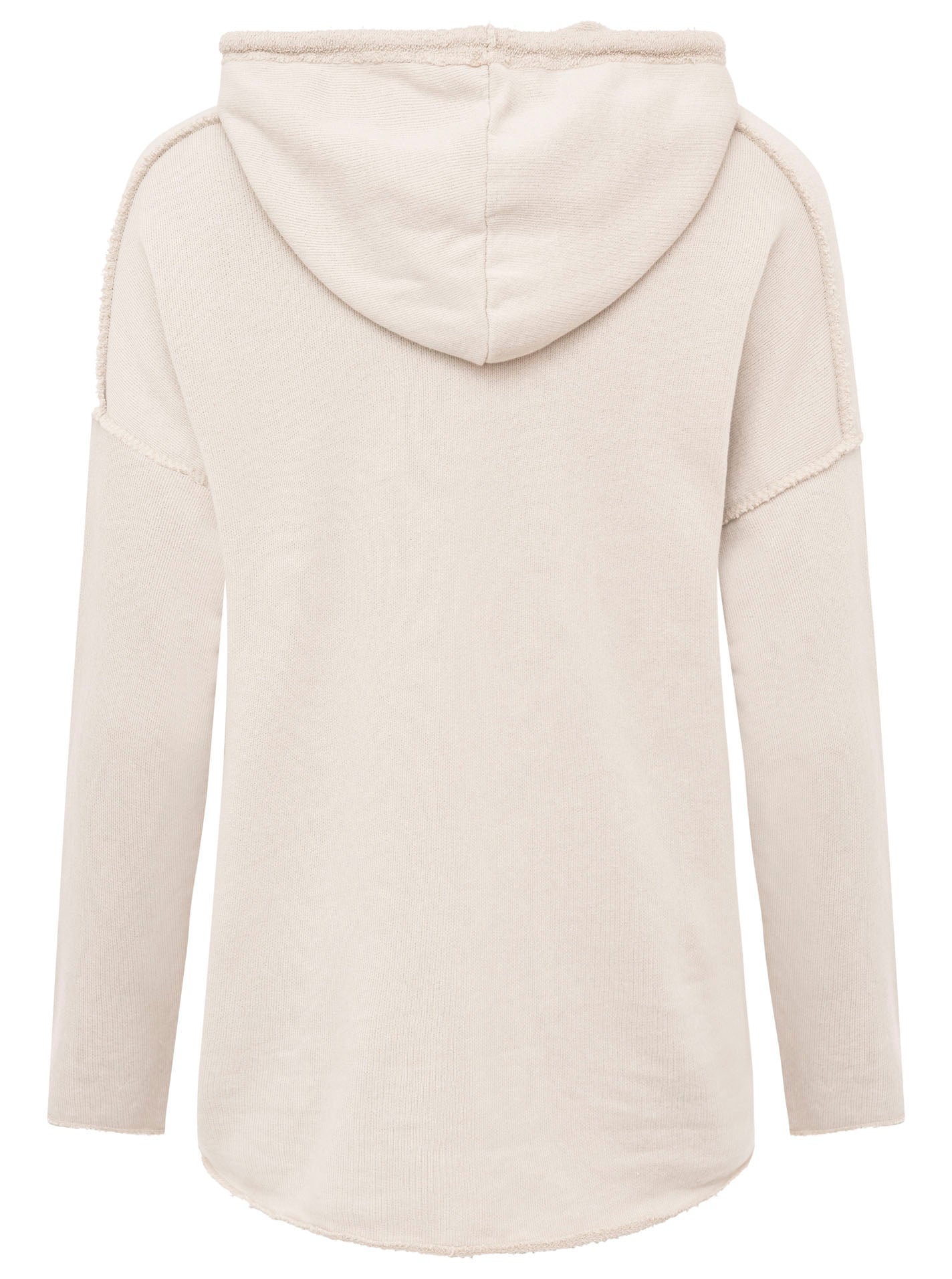 Zwillingsherz - Made in Italy Hoodie "Love Yourself" - Beige/Pink