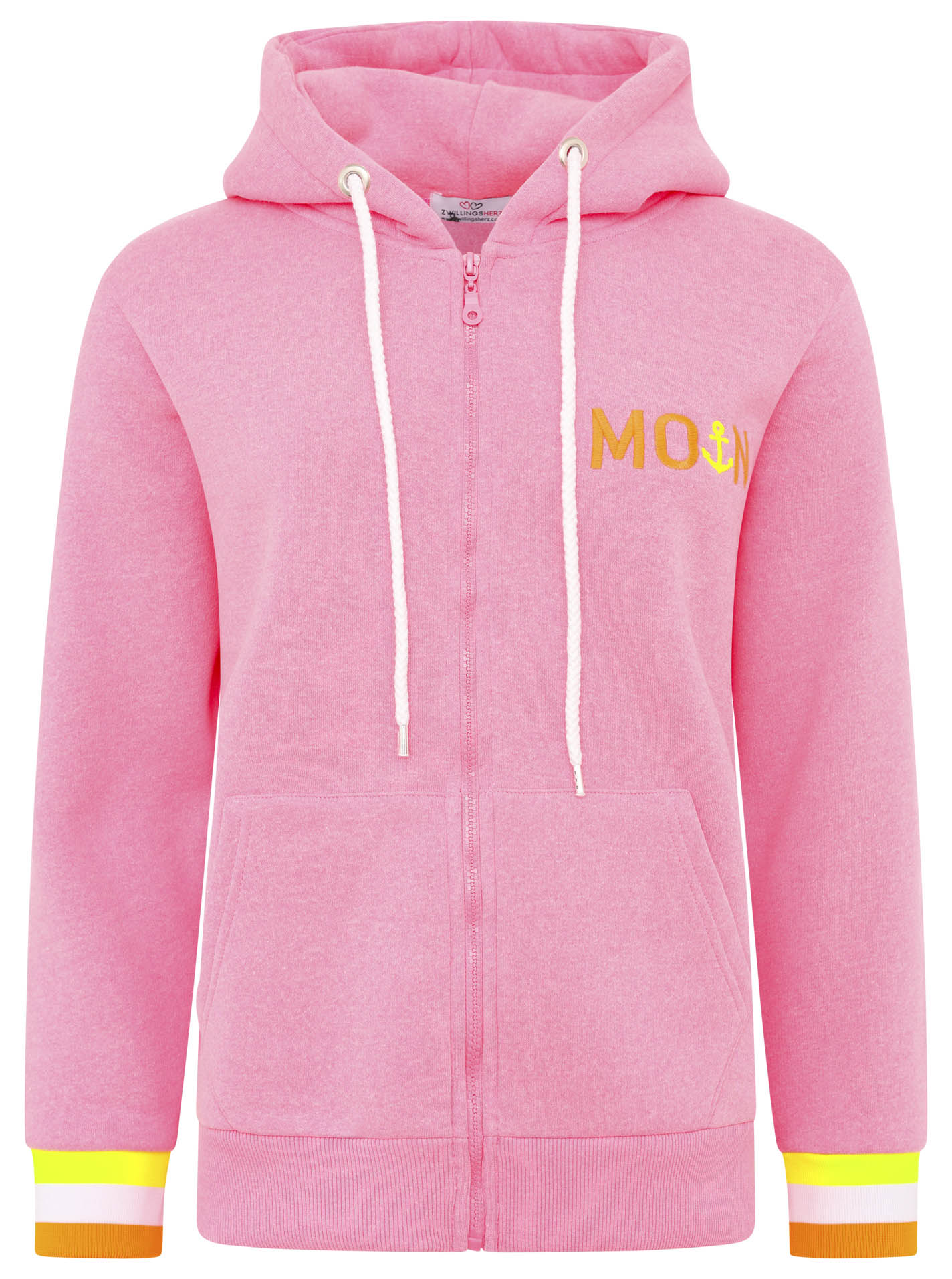 Zwillingsherz - Moin Sweat Zipper/Jacke - Pink
