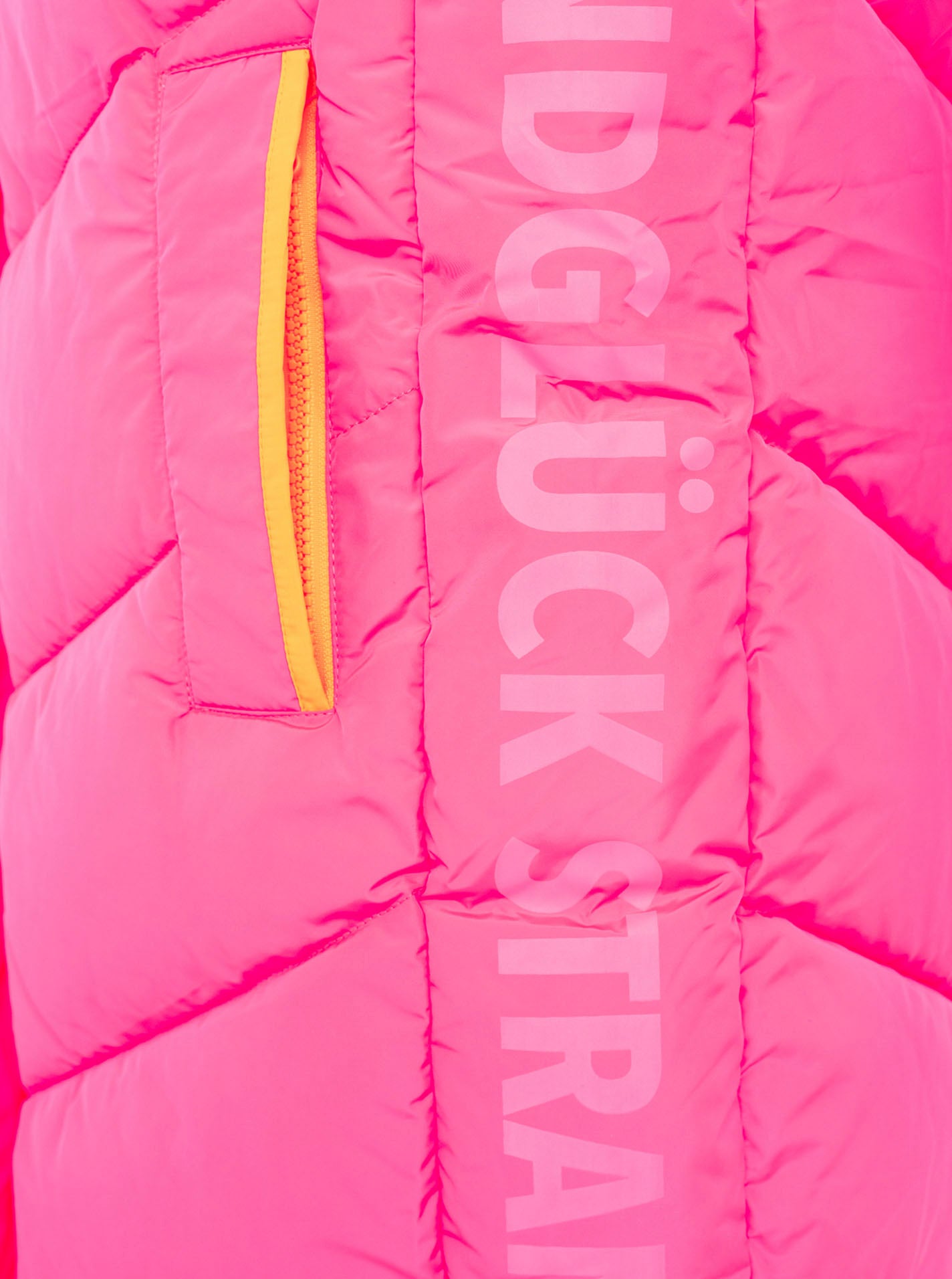 Zwillingsherz- Steppweste Anker Strandglück (Neu) - Neonpink