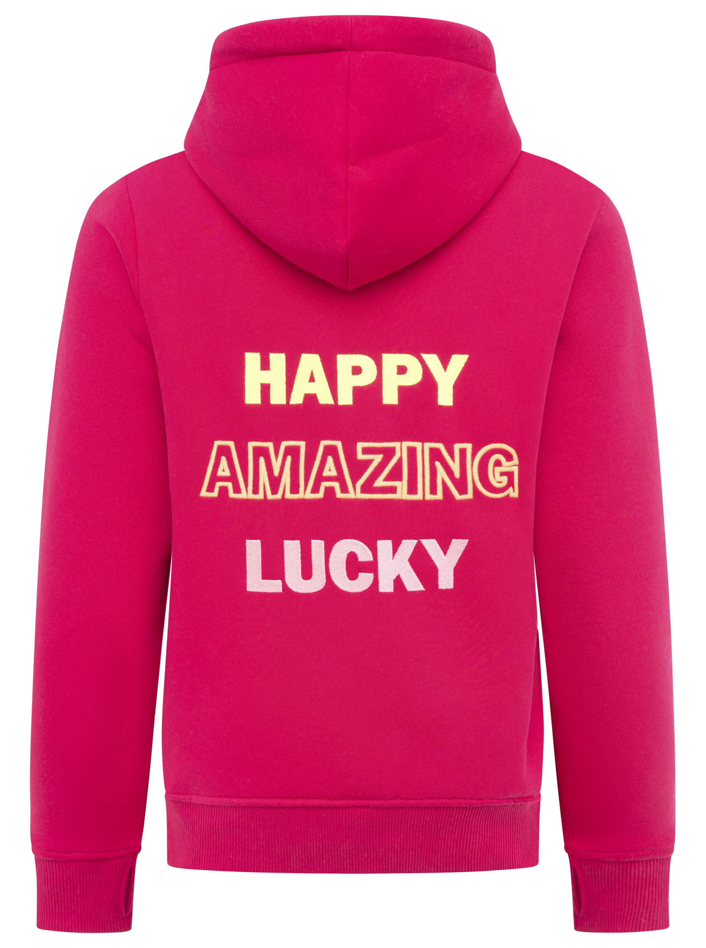 Zwillingsherz - Hoodie "Positive Happy Mind" - Weinrot (Neu)