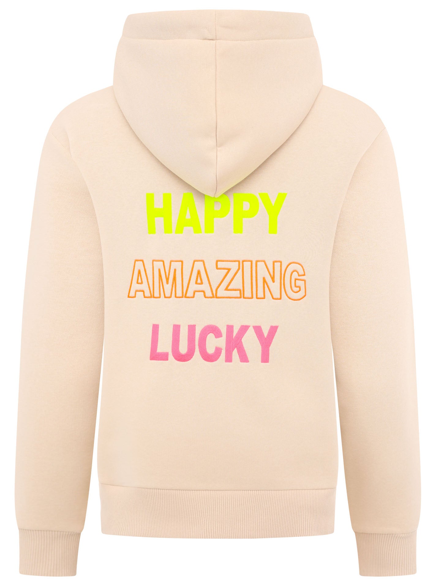 Zwillingsherz - Hoodie "Positive Happy Mind" - Beige (Neu)