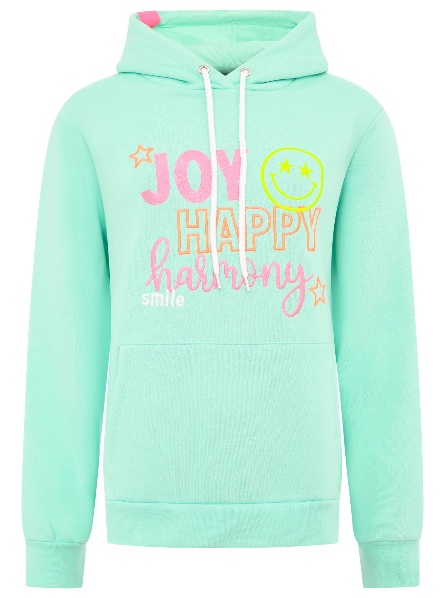 Zwillingsherz - Hoodie "Joy Happy Harmony" - Mint