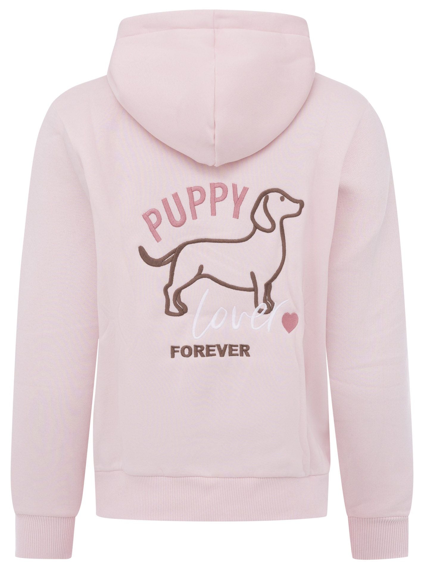 Zwillingsherz - Hoodiejacke "Dog Lover" - Pink