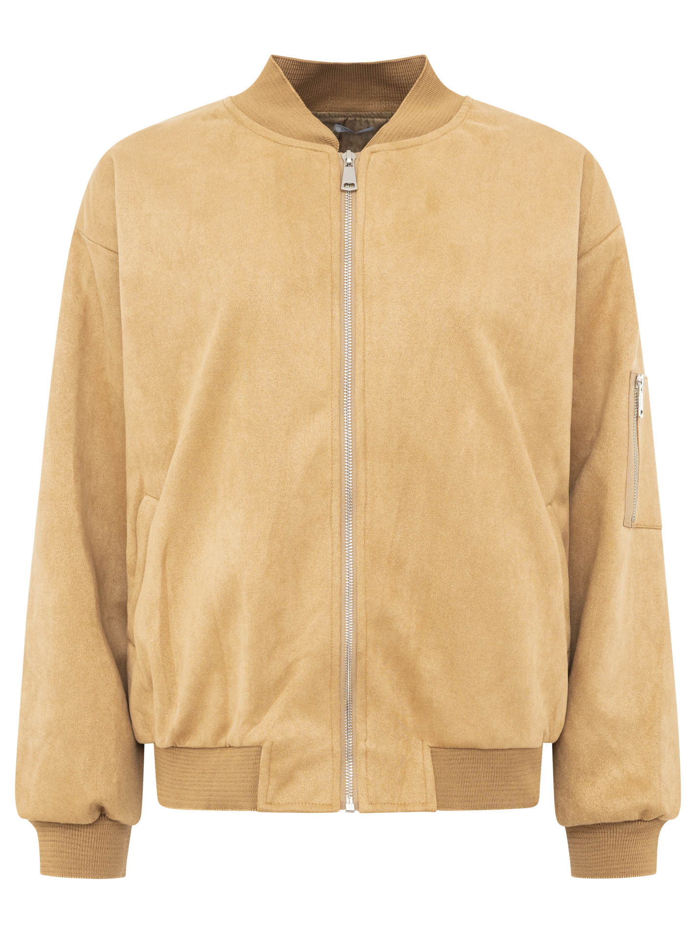 Zwillingsherz - Velours Blouson - Camel
