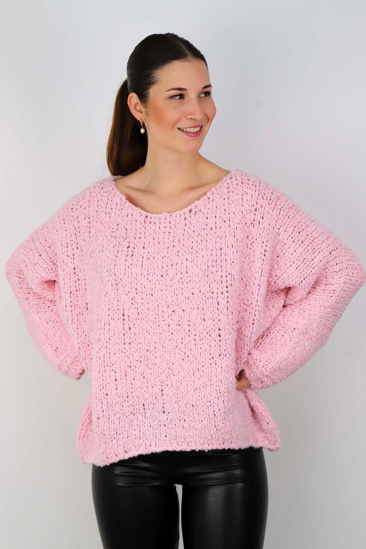 Pullover "Bouclee" - Rosa