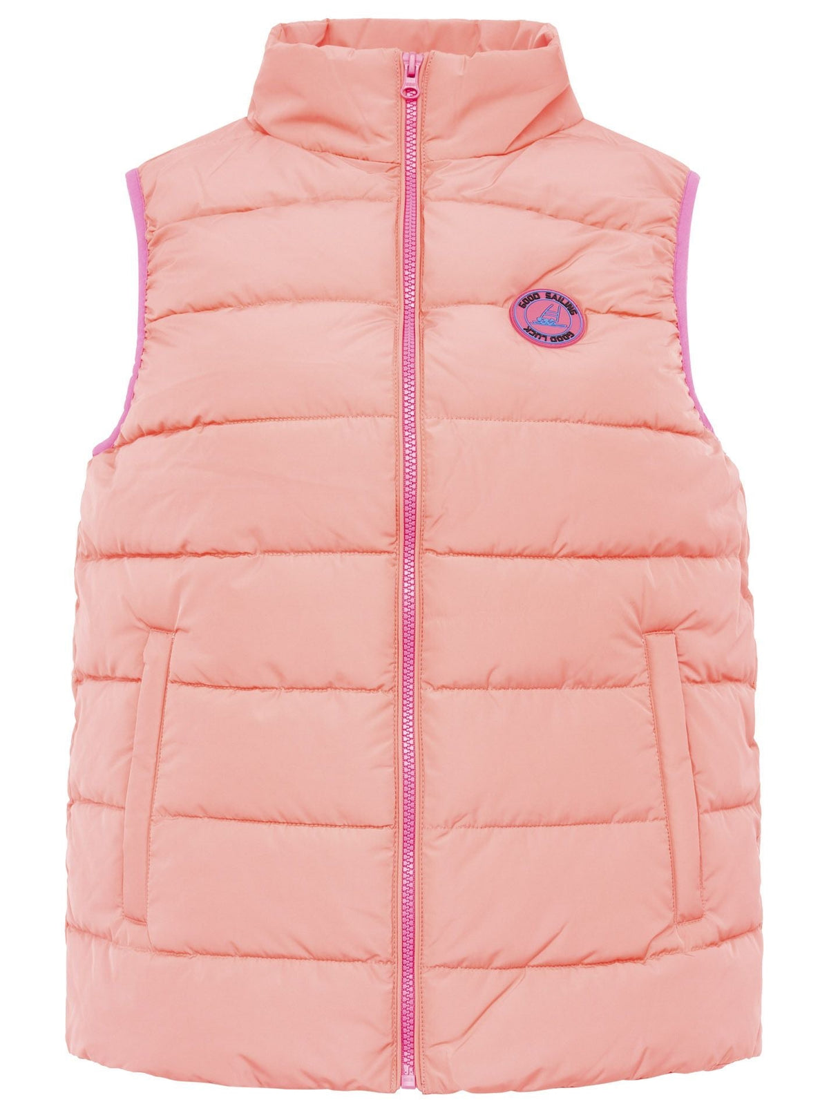 Steppweste Kurz (Neu) - Koralle/Pink