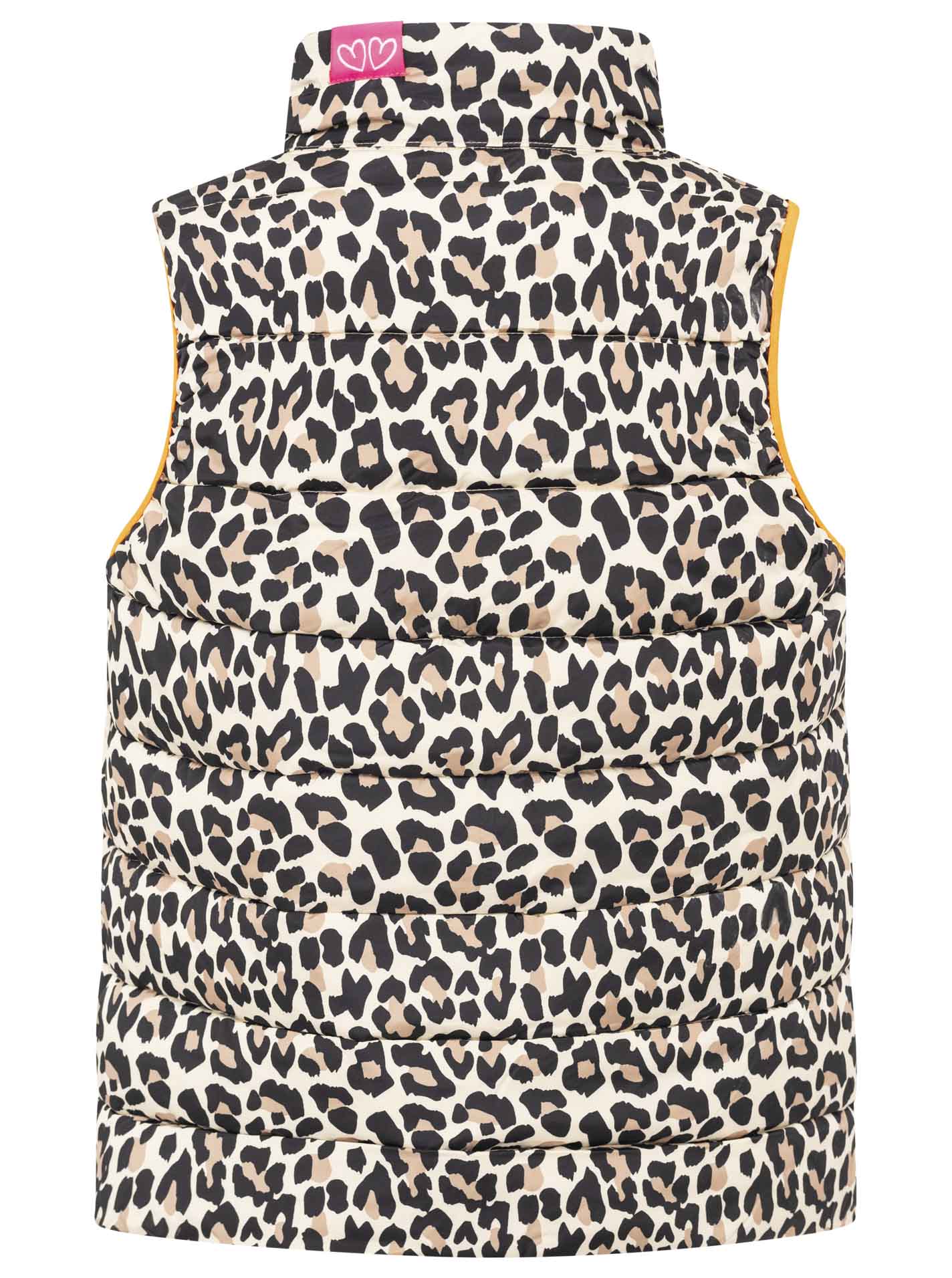 Zwillingsherz - Wendbare Steppweste "Leo" - Beige/Schwarz