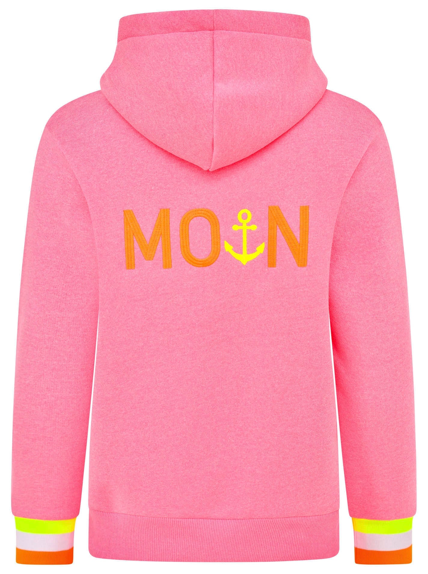 Zwillingsherz - Moin Sweat Zipper/Jacke - Neon Pink