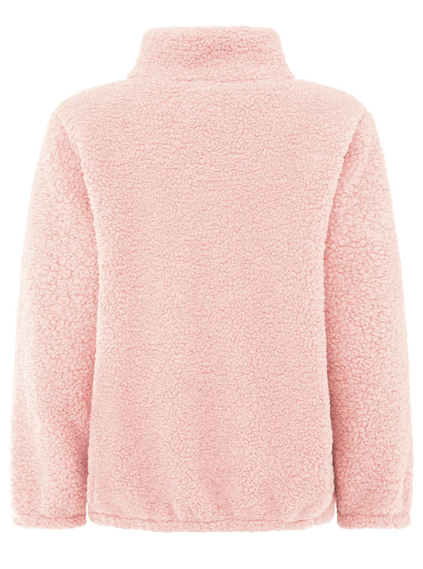Zwillingsherz - Gemütliche Fleece Jacke - Pink