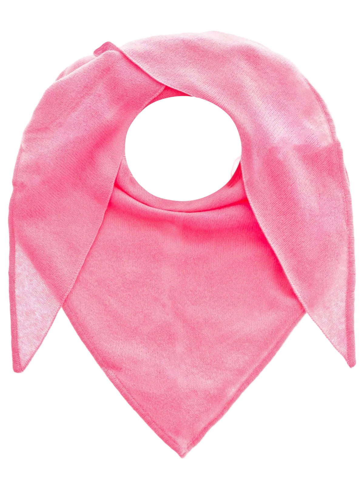 Zwillingsherz Kaschmir Schal - Dreieckstuch (100% Cashmere) - Bubblegumpink