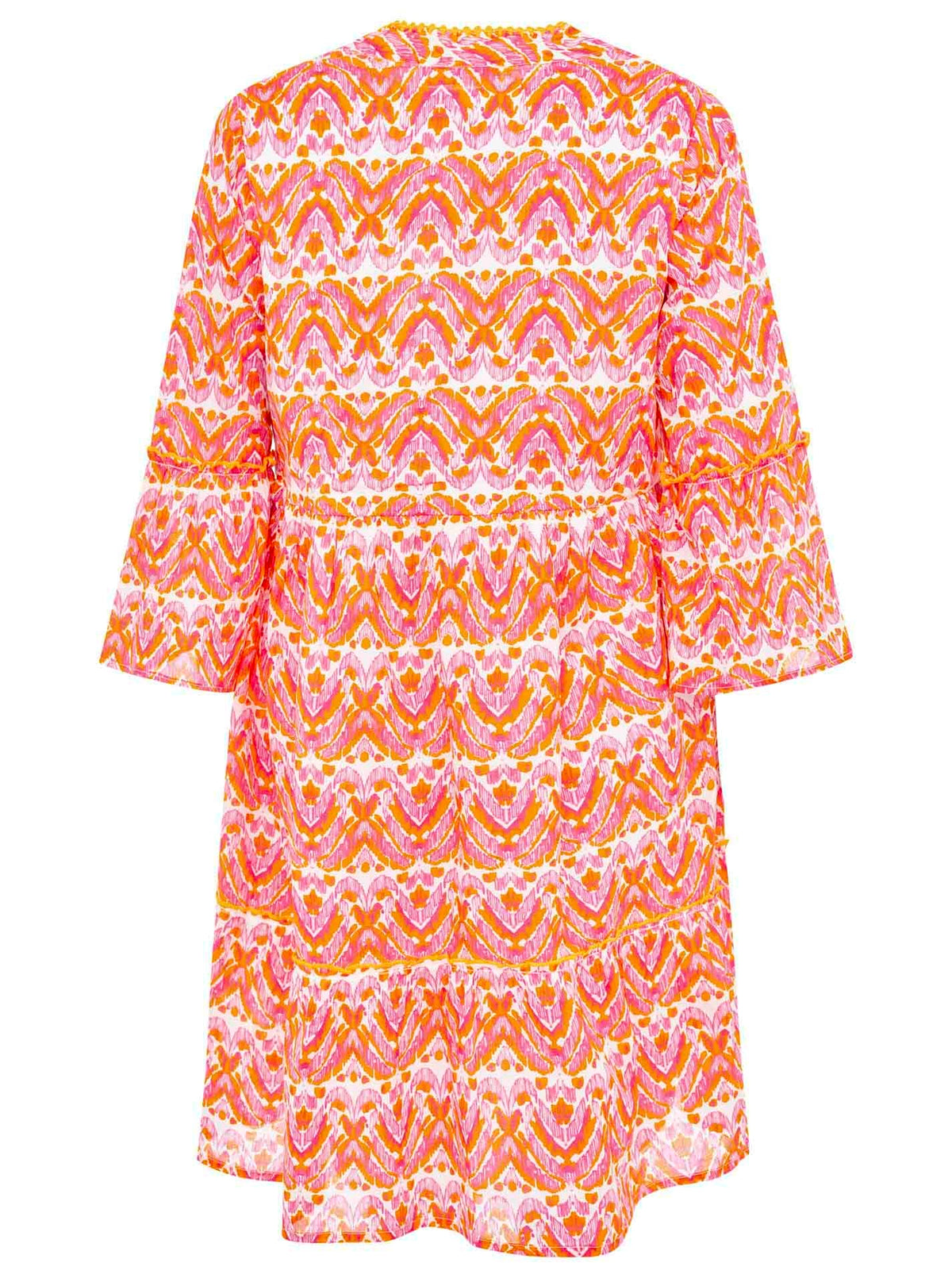 Zwillingsherz - Kleid/Tunika Joyful Design - Pink/Orange