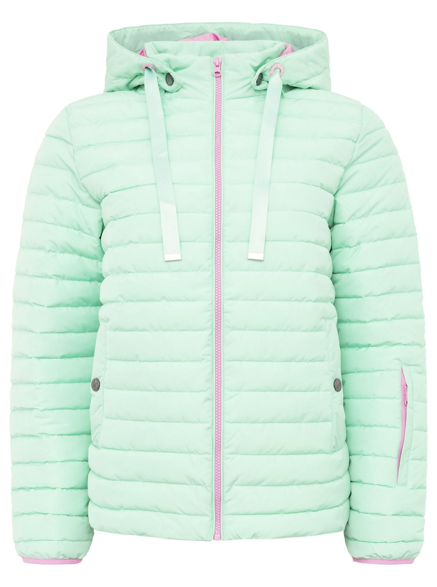 Steppjacke Kurz (Neu) - Mint/Pink