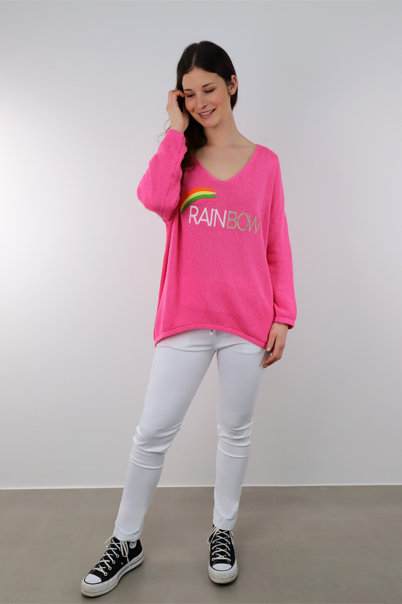Pullover "Rainbow" - Pink