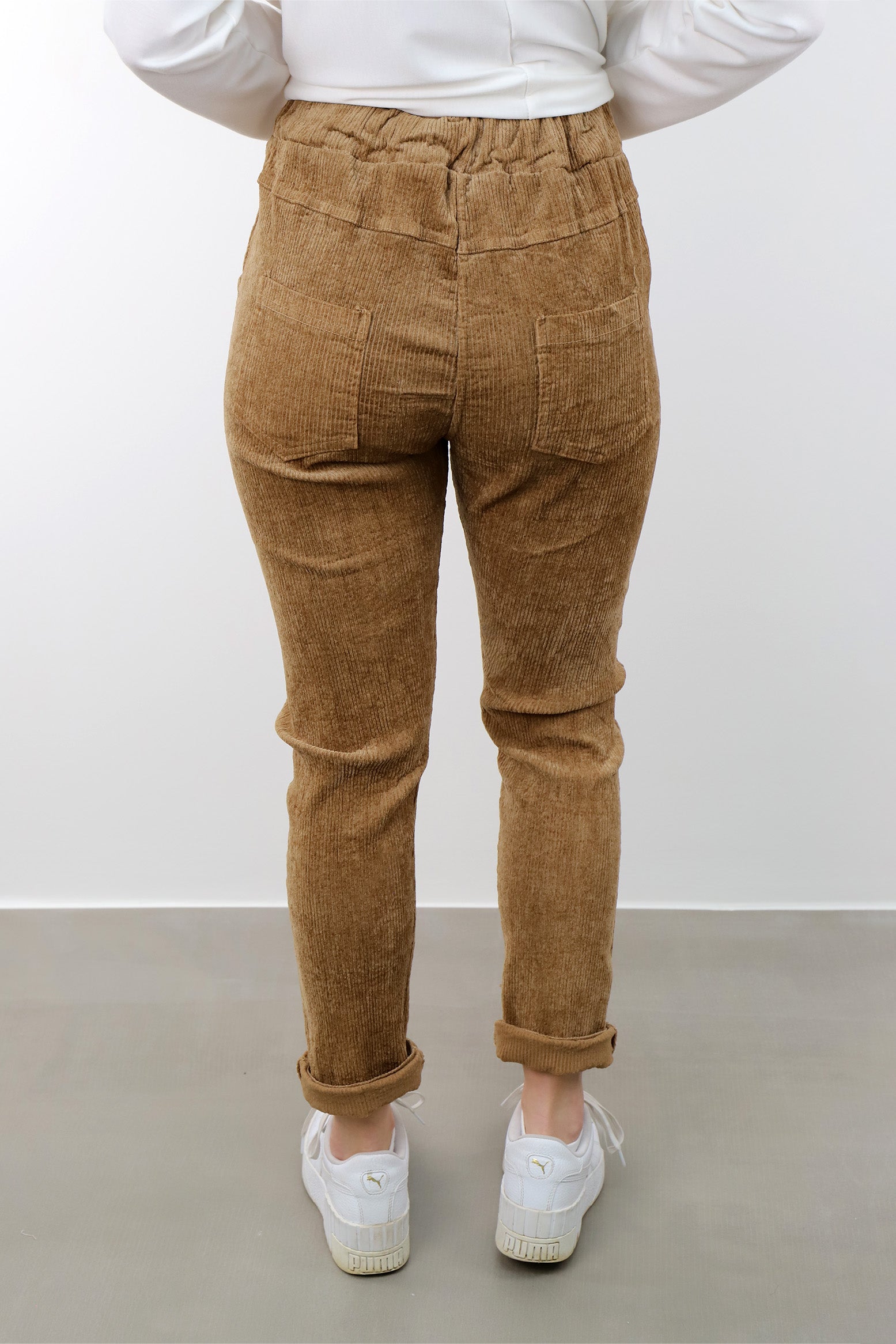 Lässige Cord-Jogger - Camel