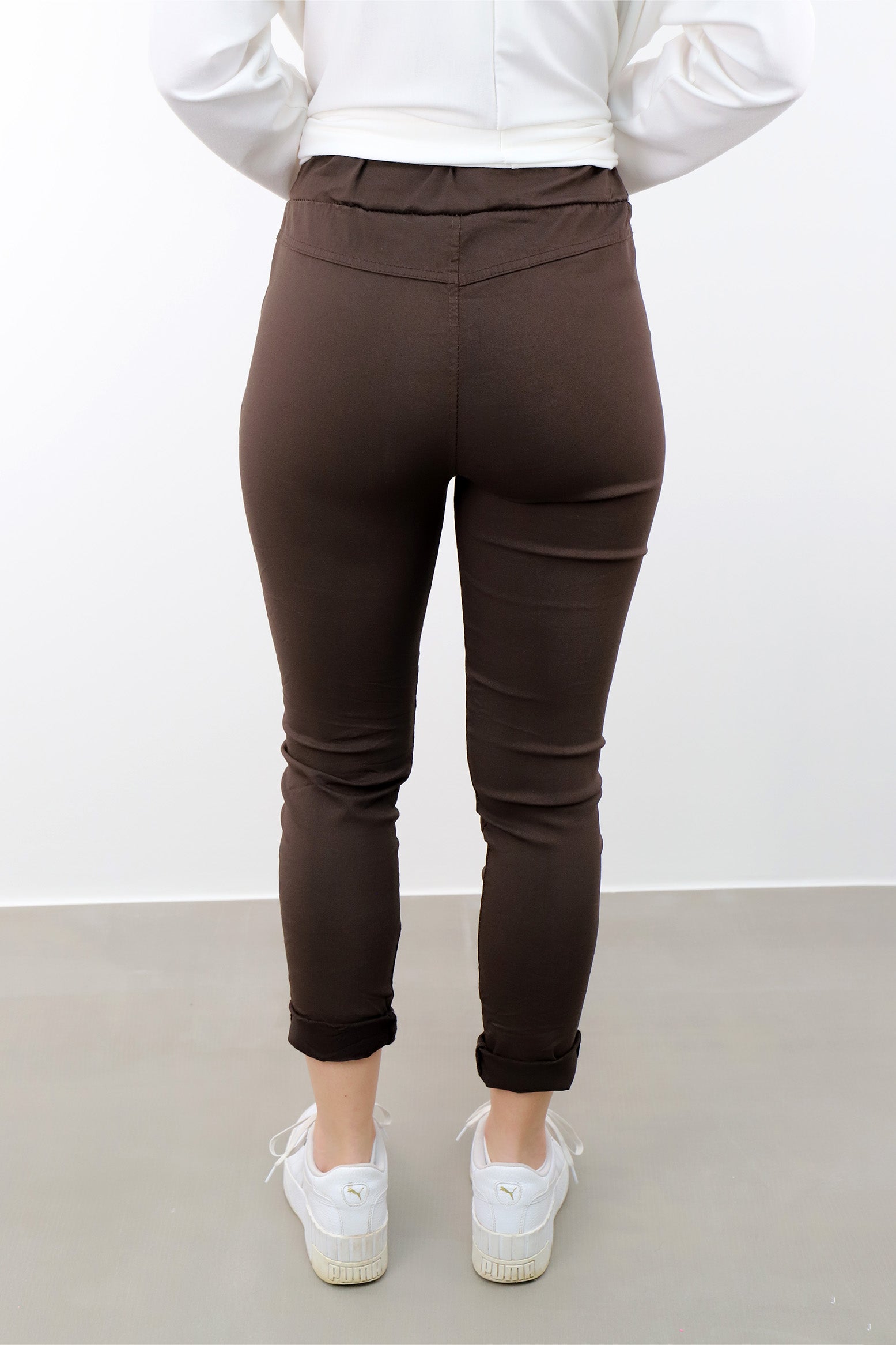 Hose "Jogger-Basic" - Braun