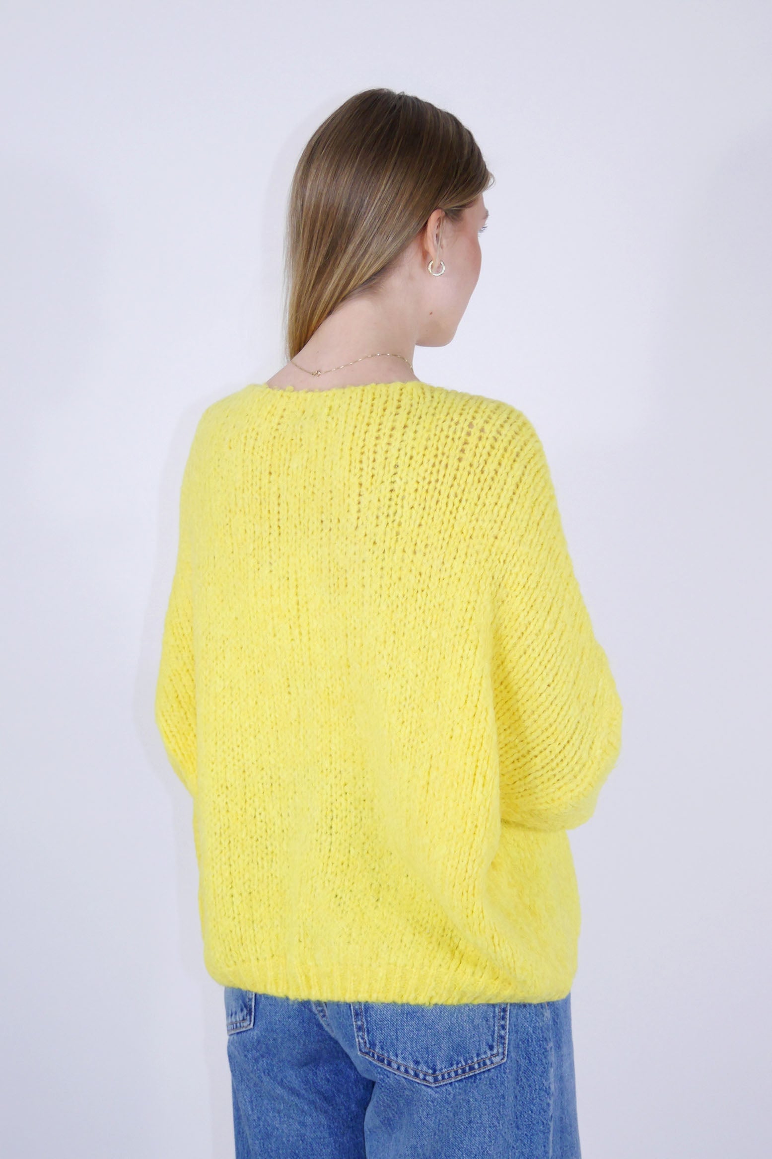 Flair - Cardigan mit Schleifen - Neon Gelb