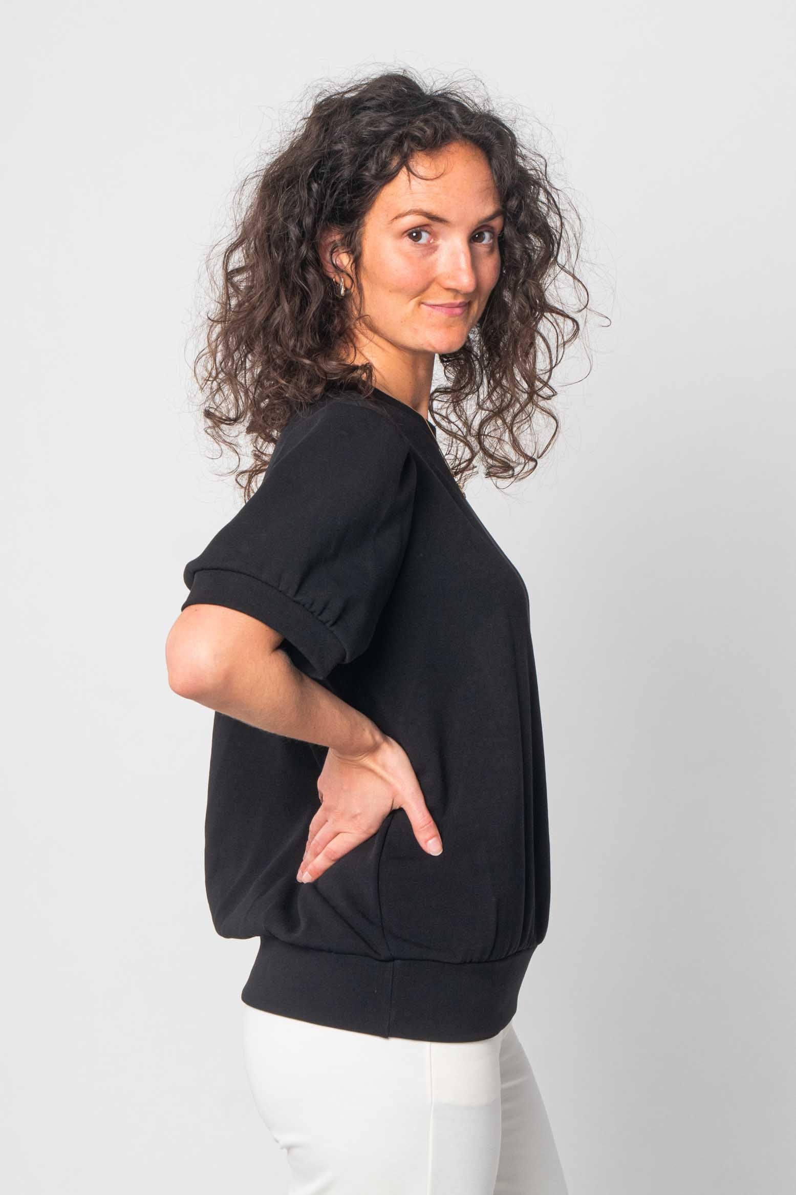 MOOIJ - T-Shirt aus fester Baumwolle - Schwarz