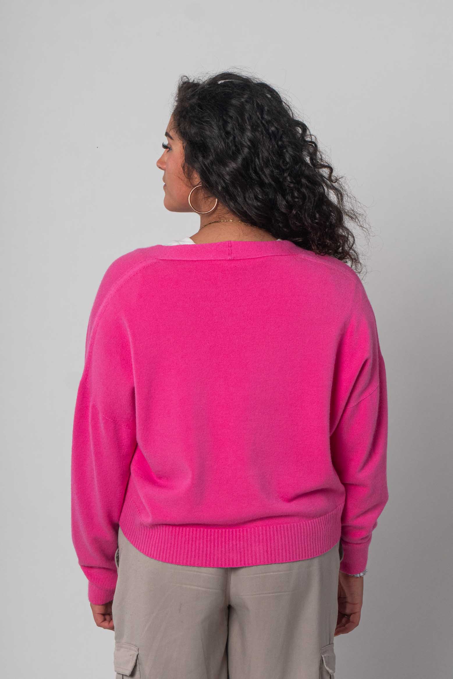 Lisa Style - Weicher Cardigan - Pink