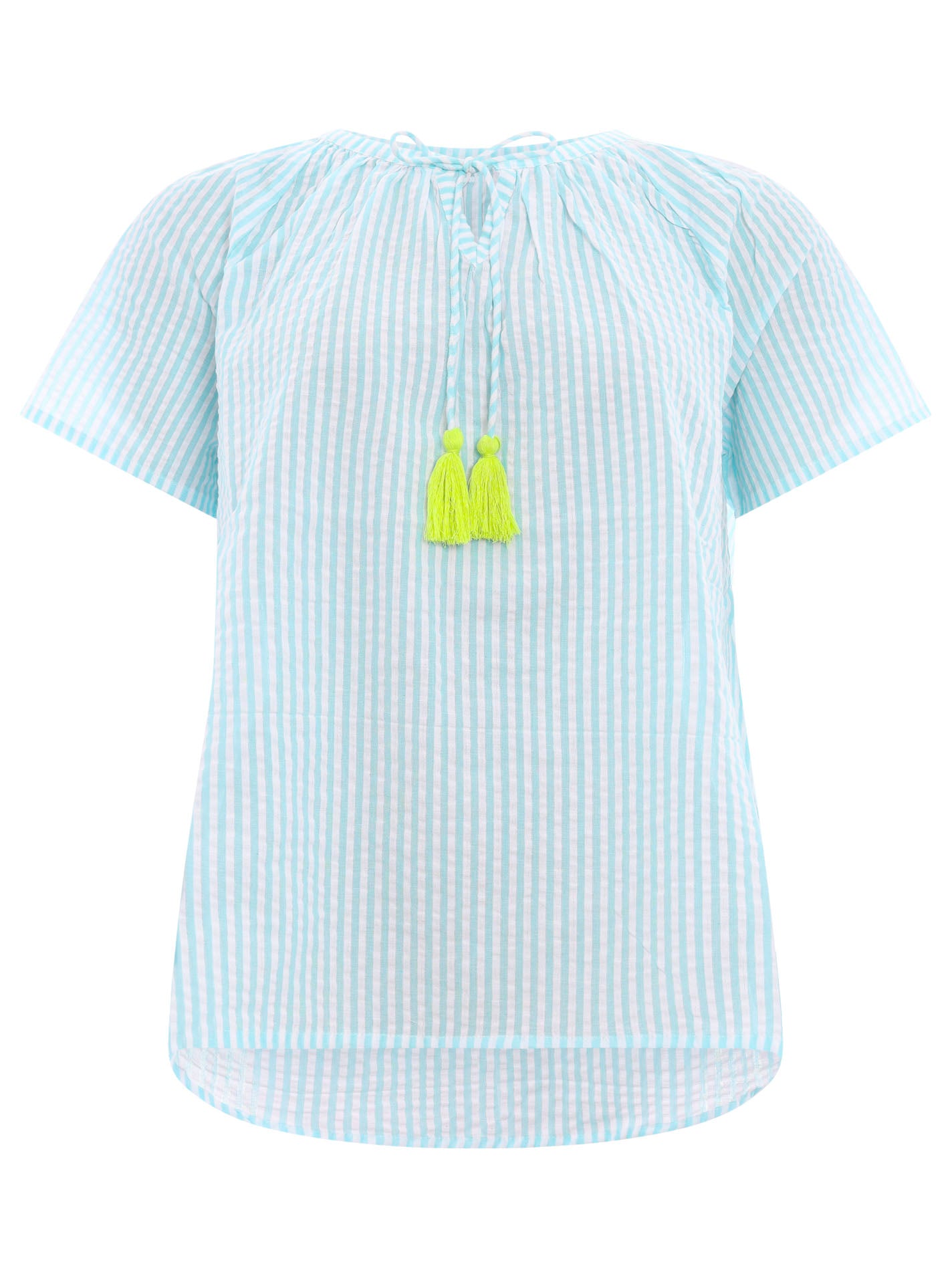 Zwillingsherz-Musselin-kurzarmbluse-neon-streifen-33126neo-mint-l-xl