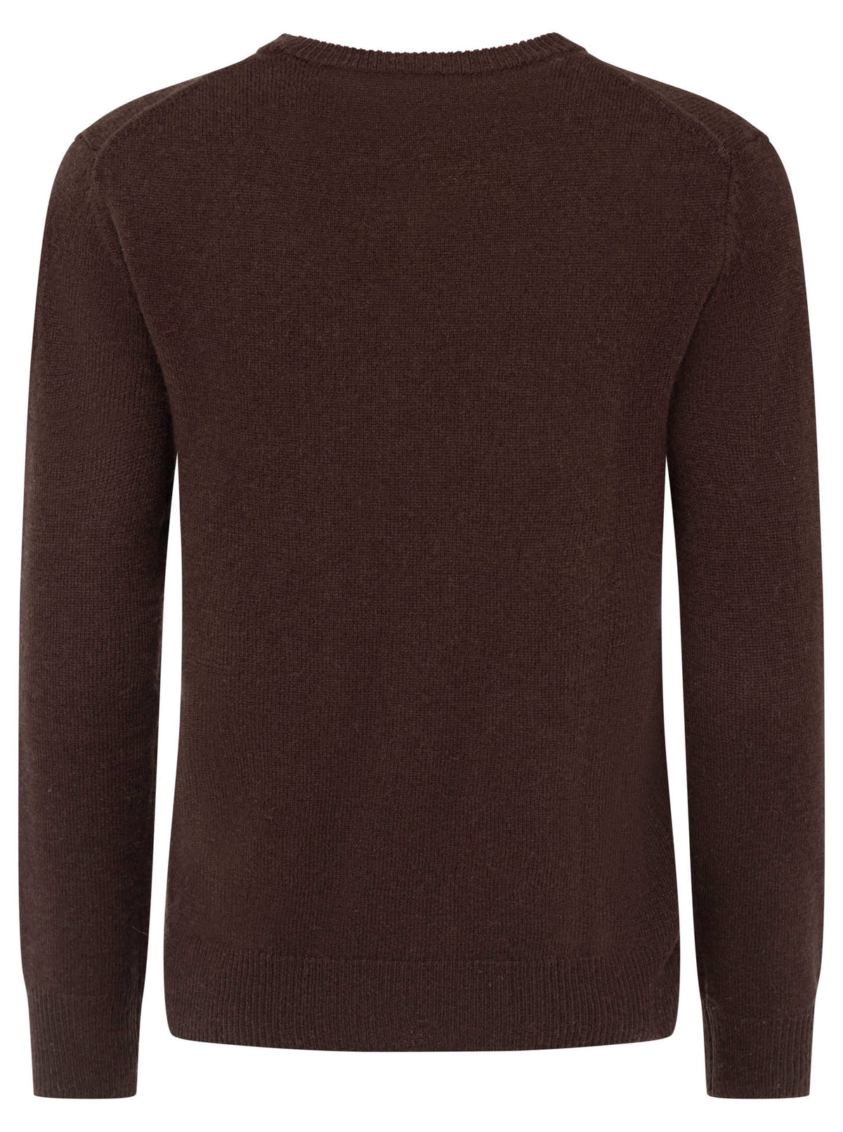 Zwillingsherz 100% Kaschmir / Cashmere Pullover Herz - Braun