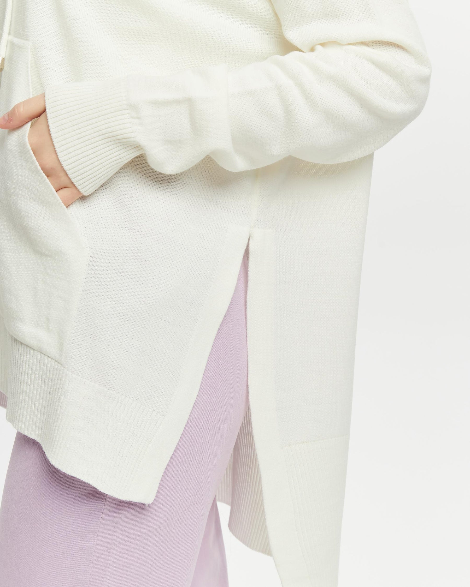 Stilvoll & lässiger Hoodie - Creme