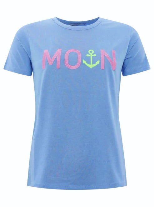 Zwillingsherz - Moin T-Shirt - Blau