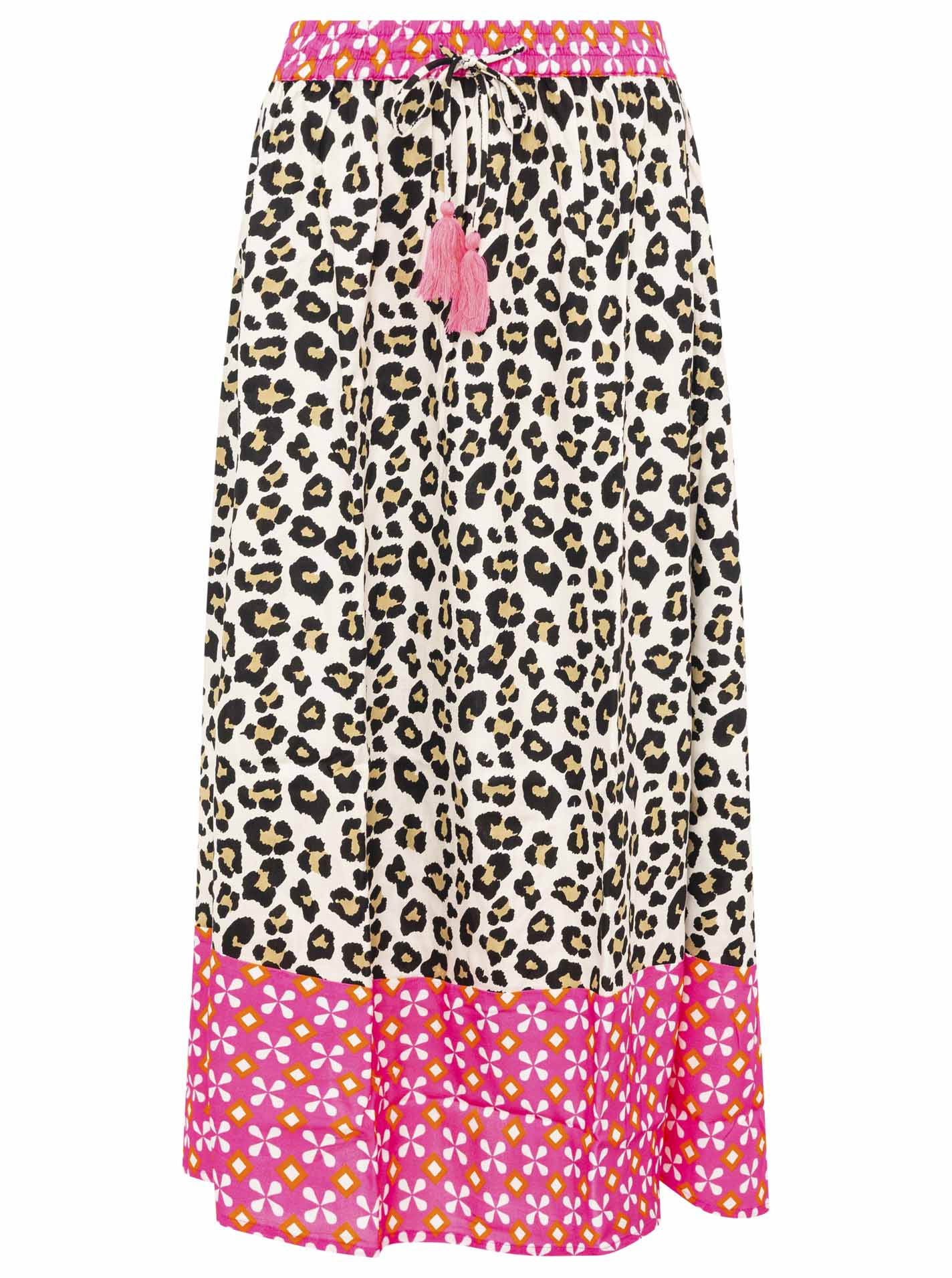 Zwillingsherz Rock Wildlife Leo Muster - Pink/Beige