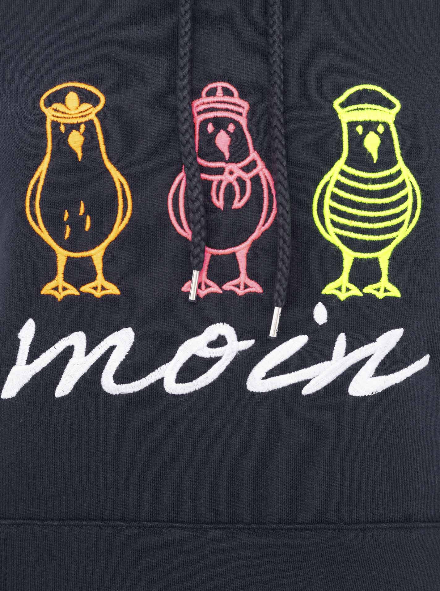 Zwillingsherz - Moin Hoodie/Sweatshirt Möwen - Dunkelblau