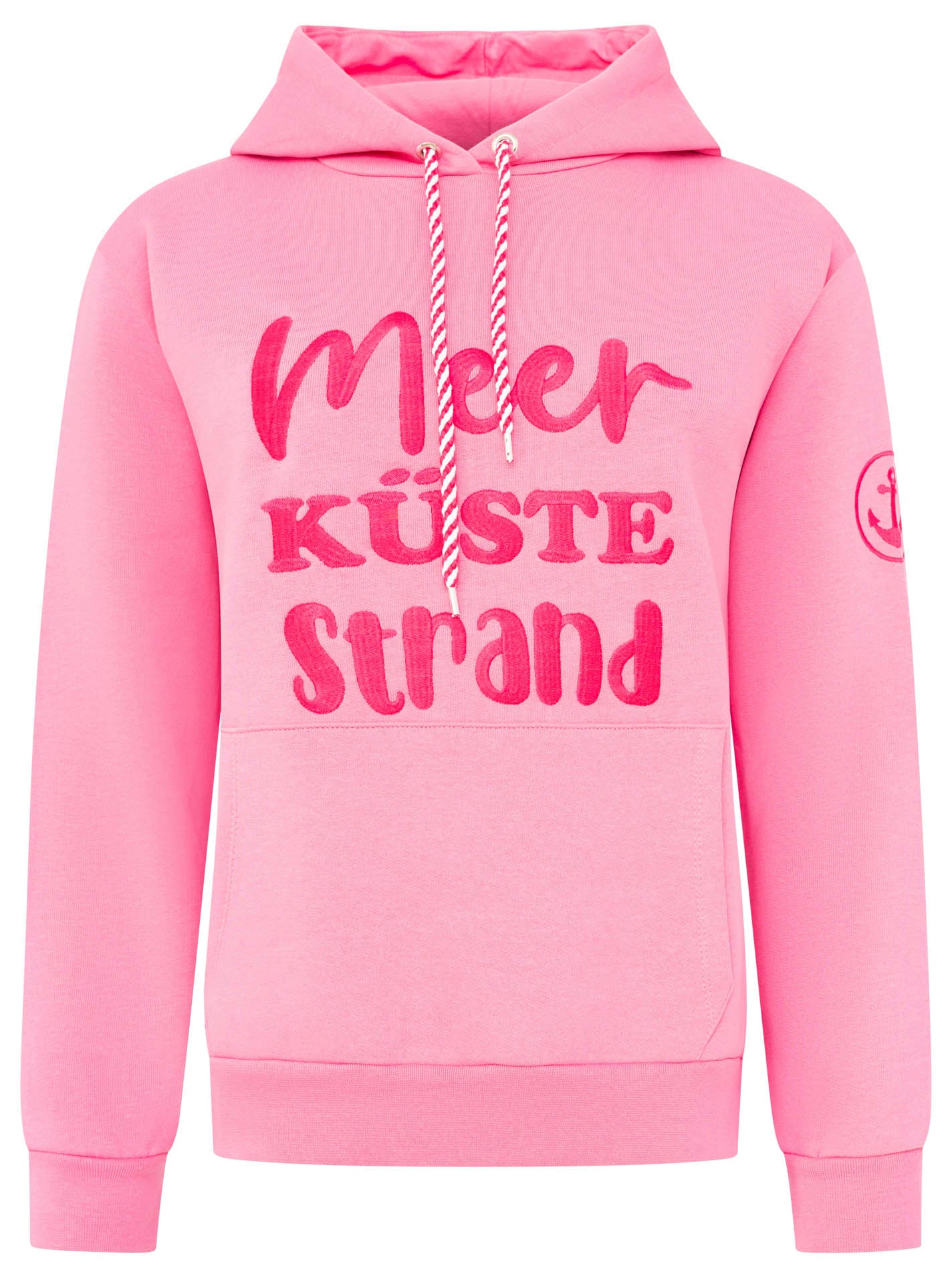 Zwillingsherz - Hoodie "Meer Küste Strand" - Pink