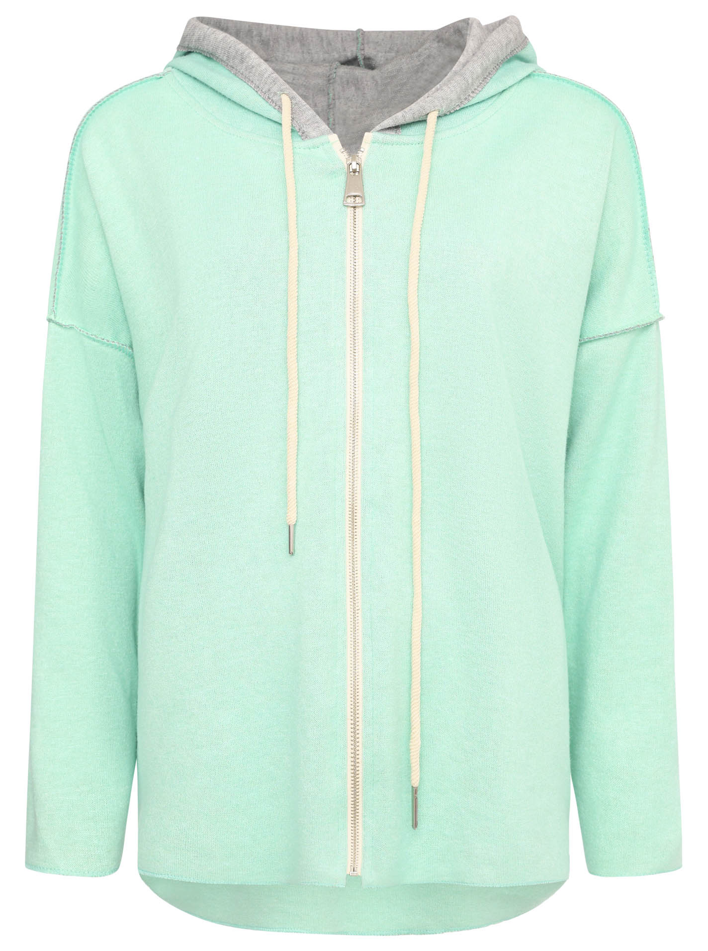 Zwillingsherz - Hoodiejacke mit Tasche - Mint (NEU)