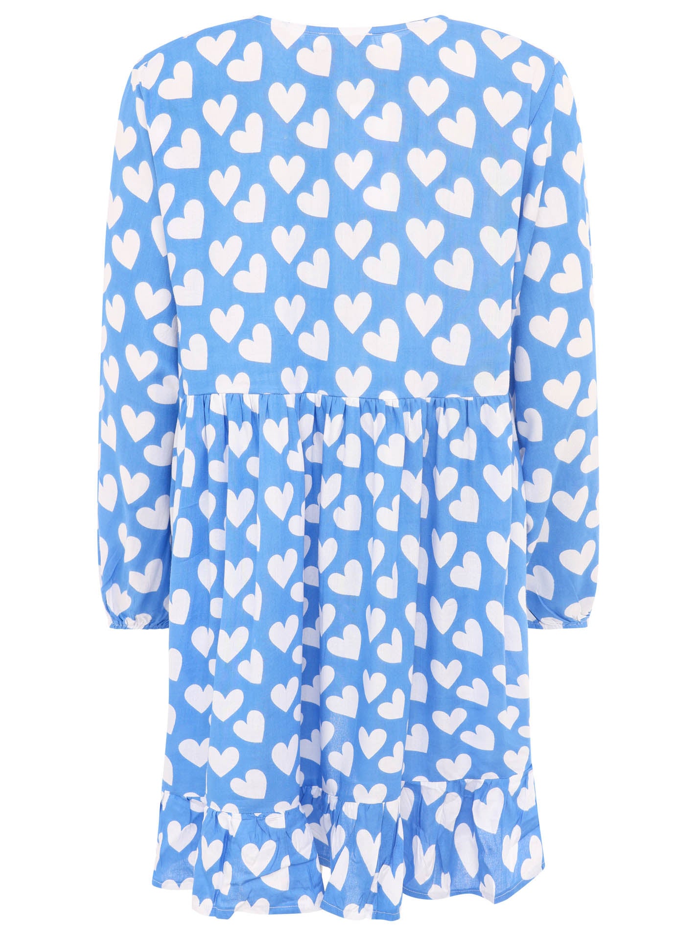 Zwillingsherz - Kleid/Tunika - Herz Classic - Hellblau/Pink