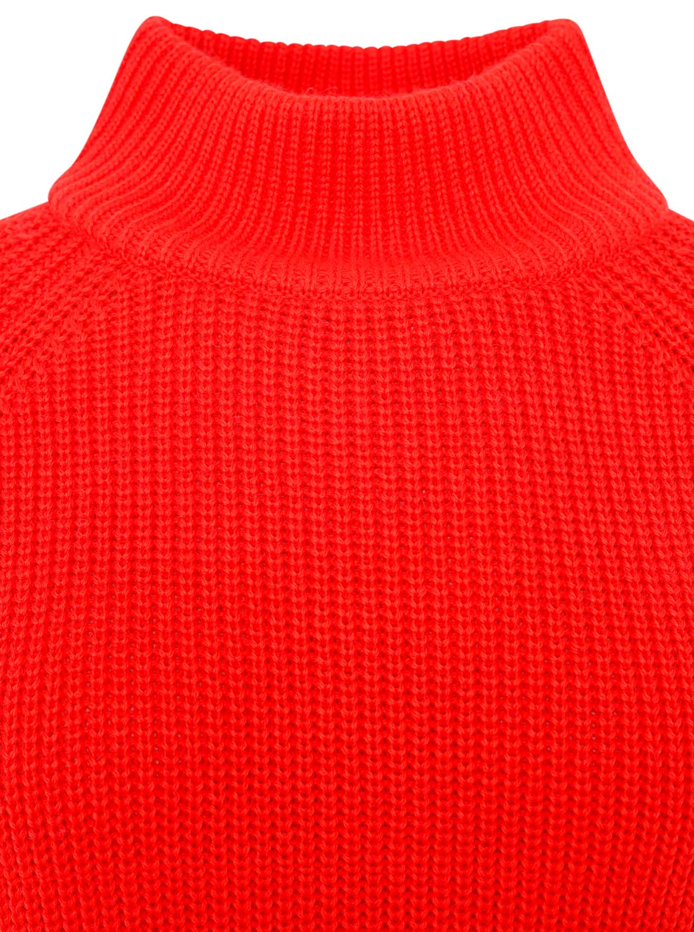 Zwillingsherz Pullover Rollkragen - Rot