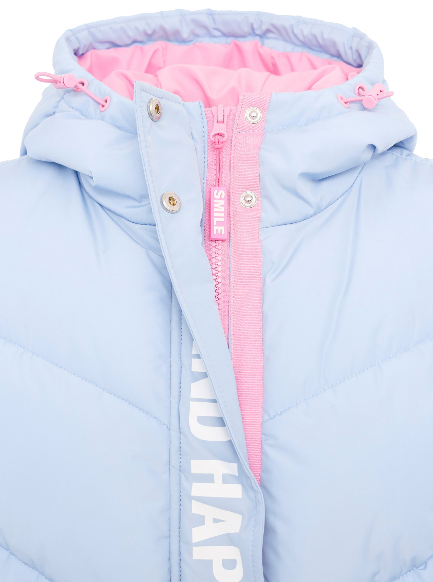 Zwillingsherz - Steppweste "Happy Mind" - Blau