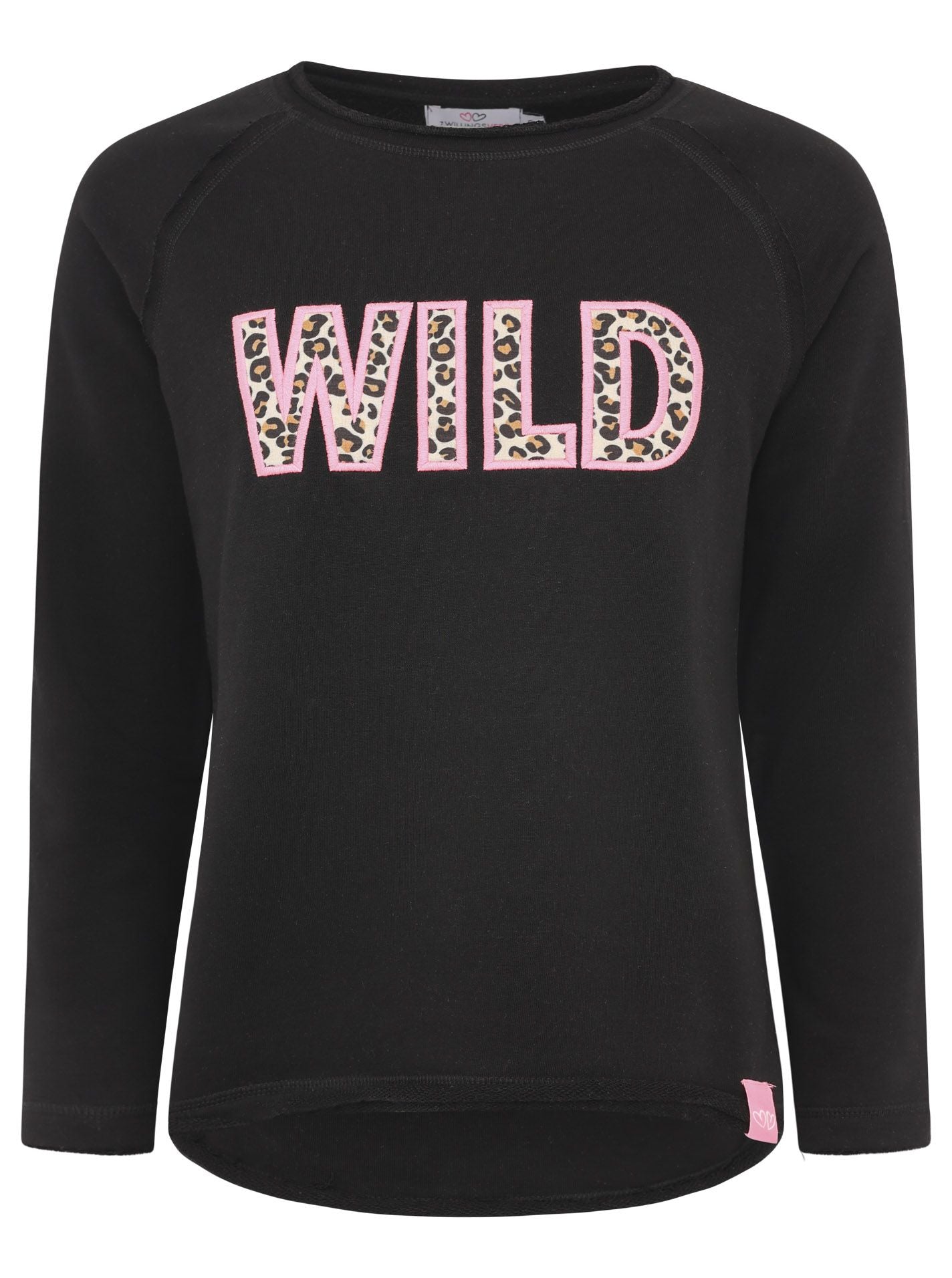 Zwillingsherz Leo Sweatshirt/Pullover - Wild - Schwarz
